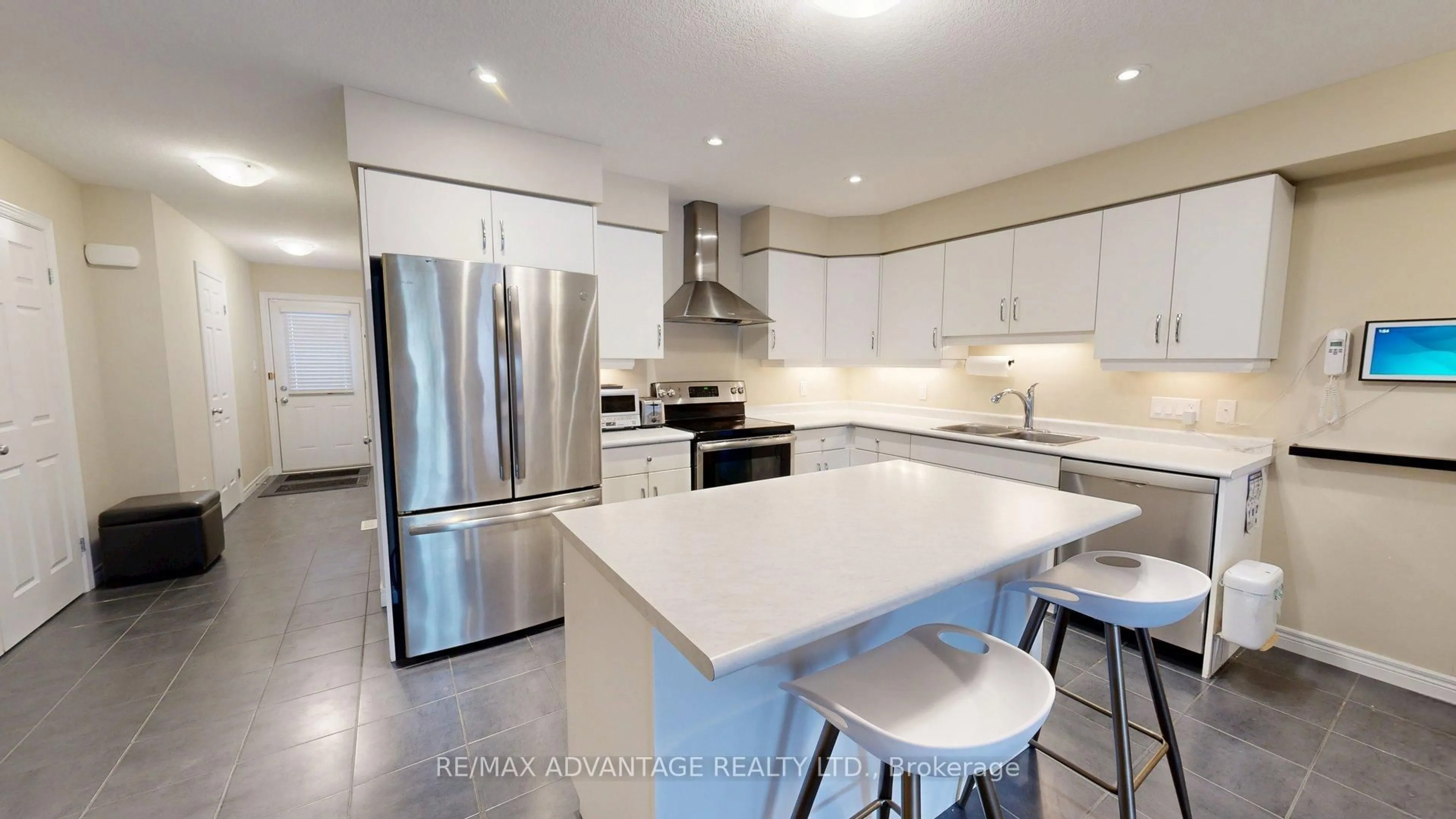 Open concept kitchen, ceramic/tile floor for 1220 Riverbend Rd #81, London South Ontario N6K 0G5