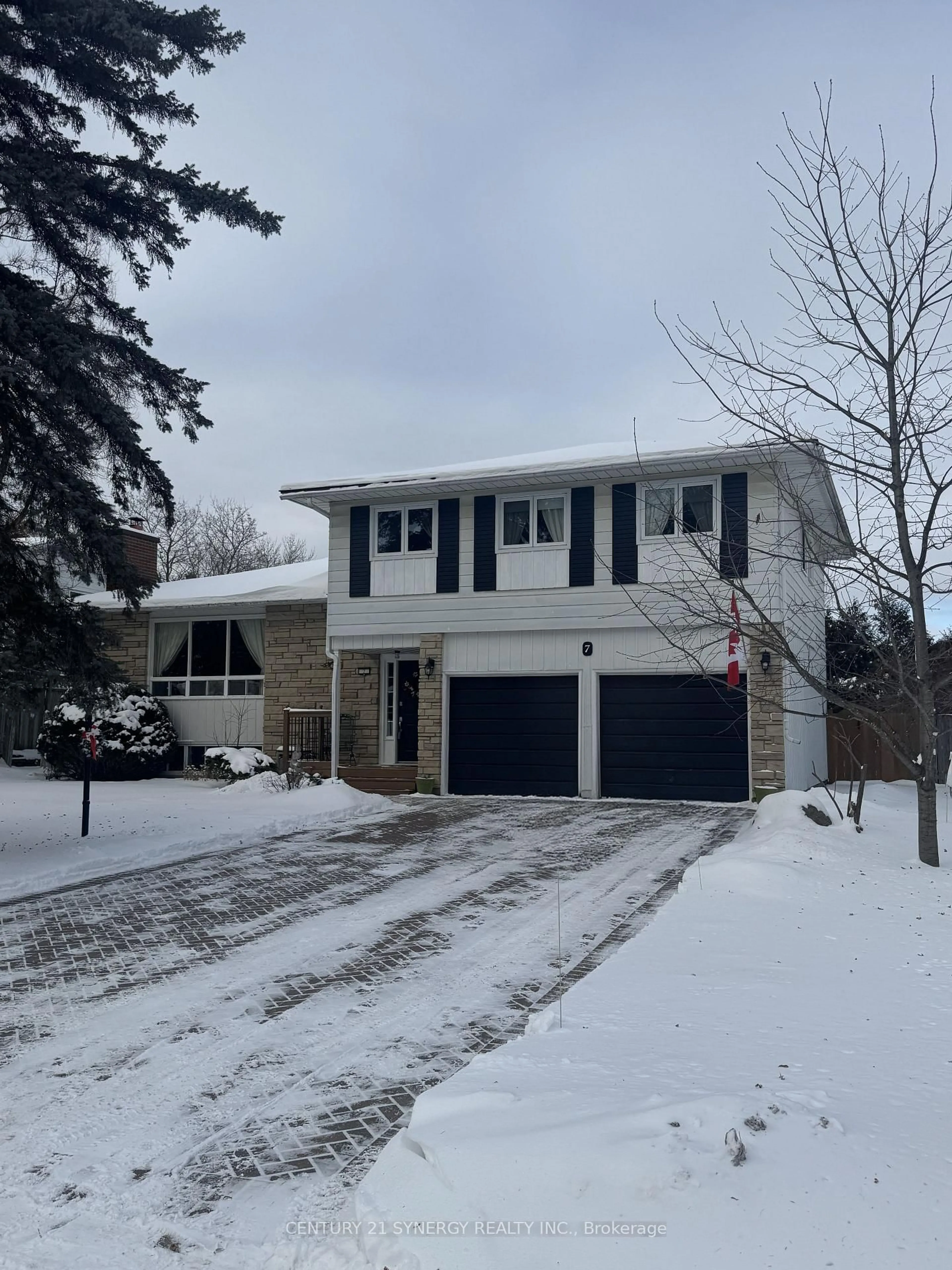 Home with vinyl exterior material, street for 7 St Remy Dr, Barrhaven Ontario K2J 1A5