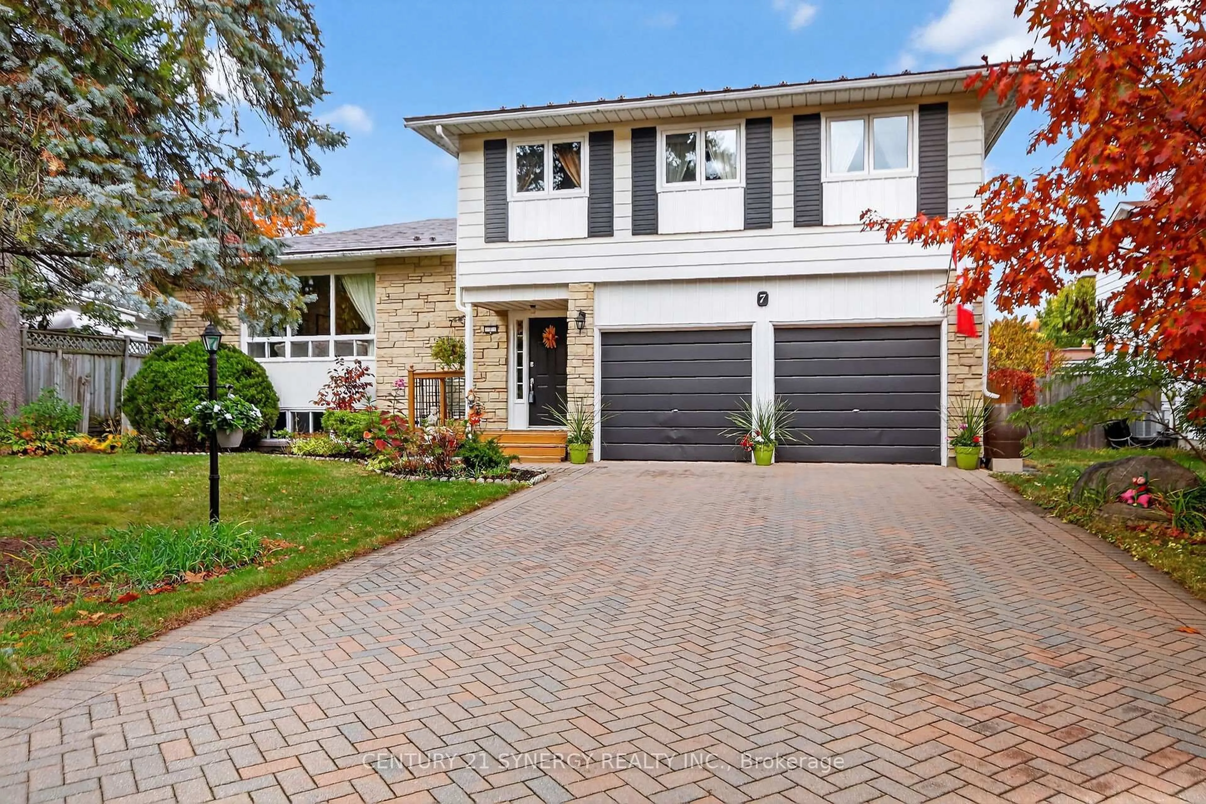 Home with brick exterior material, street for 7 St Remy Dr, Barrhaven Ontario K2J 1A5