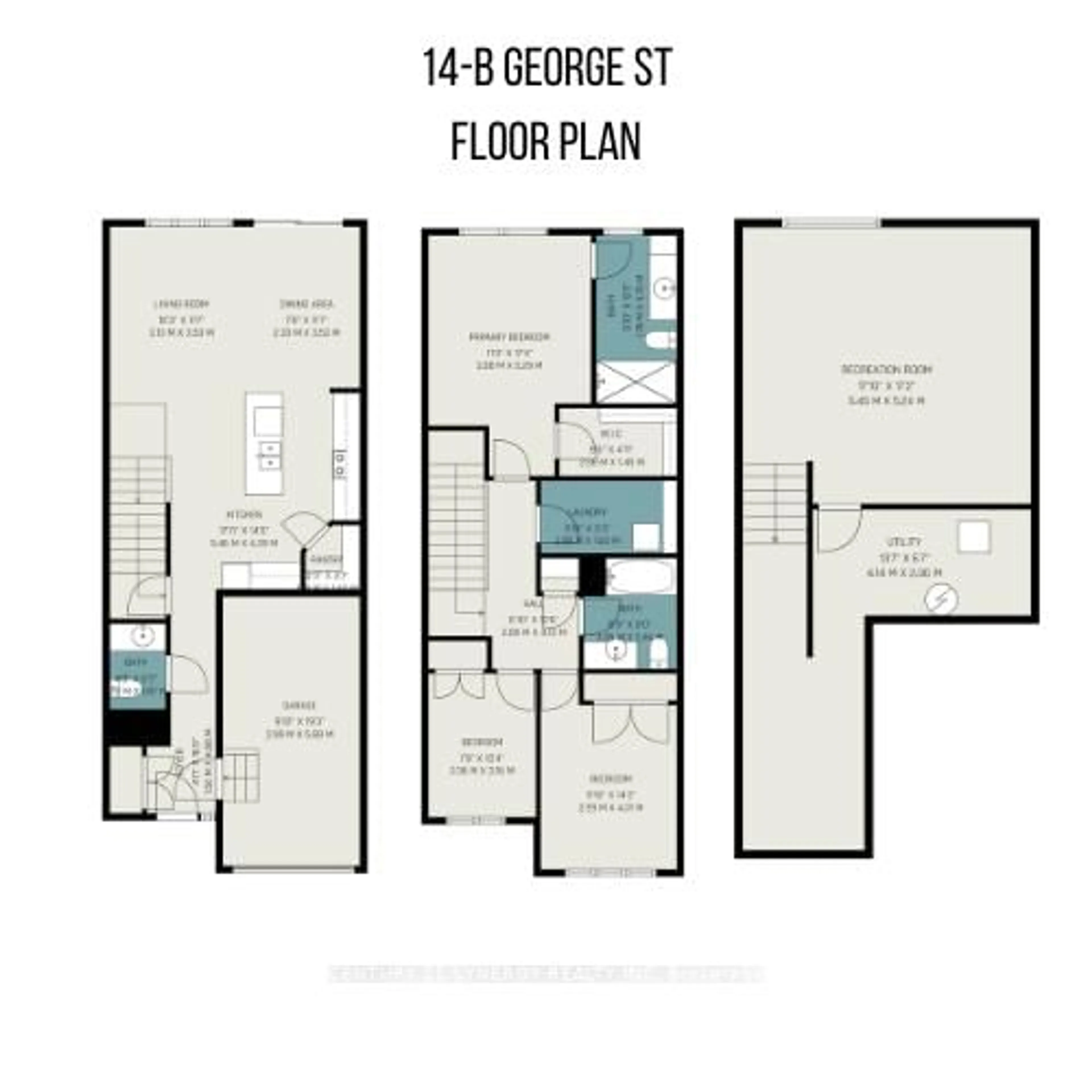 Floor plan for 14B George St, North Stormont Ontario K0A 1R0