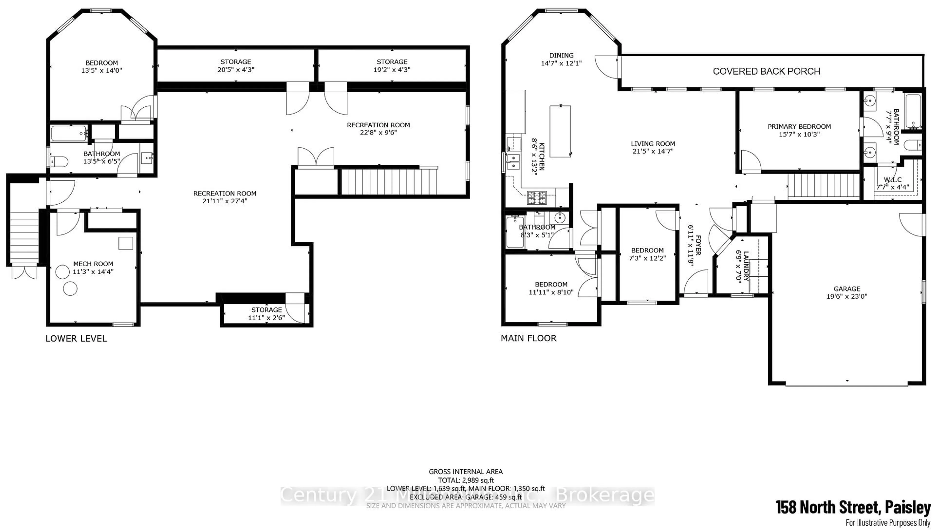 Floor plan for 158 North St, Arran-Elderslie Ontario N0G 2N0