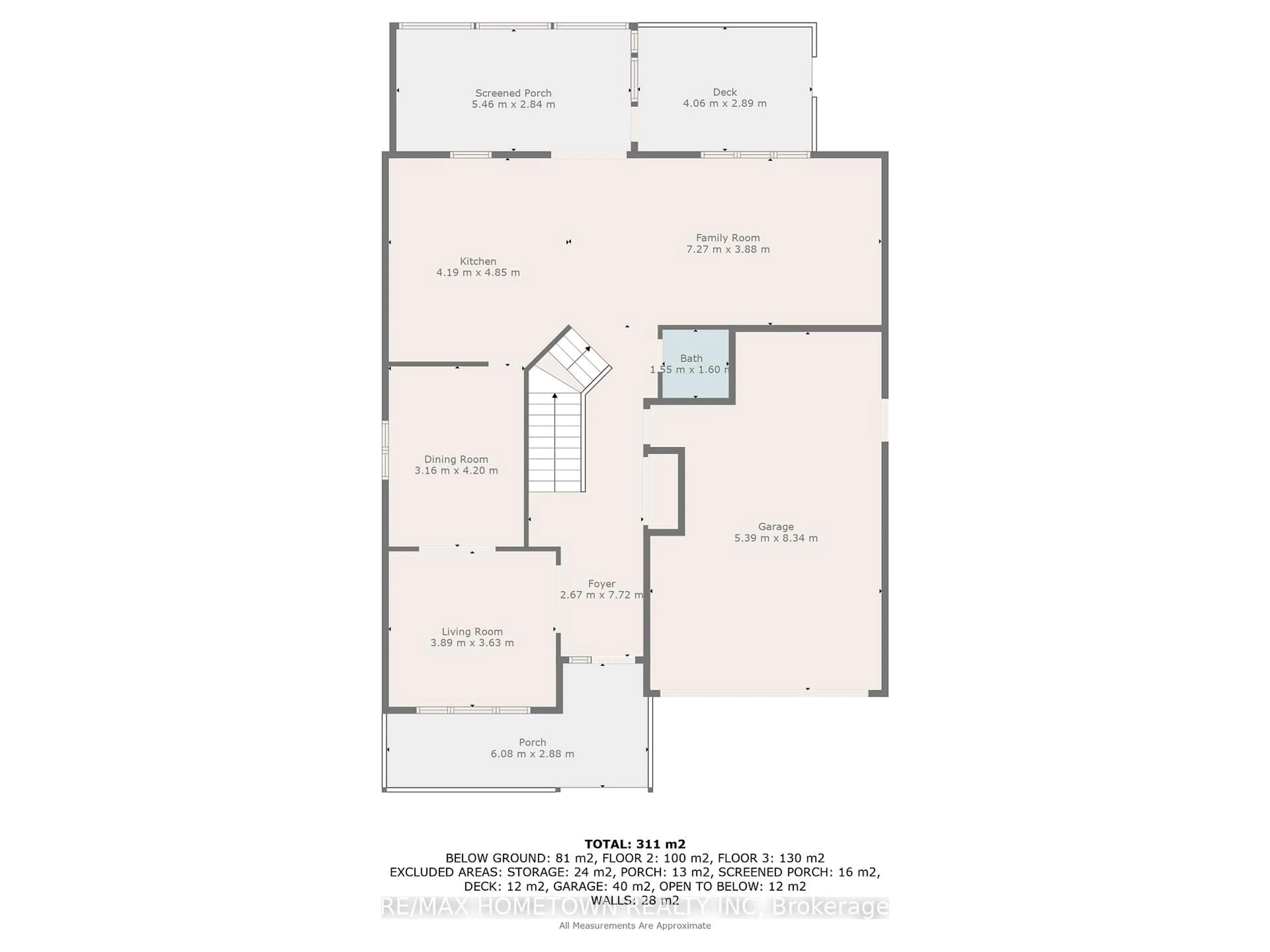 Floor plan for 1020 Crestwood Dr, Brockville Ontario K6V 7N1