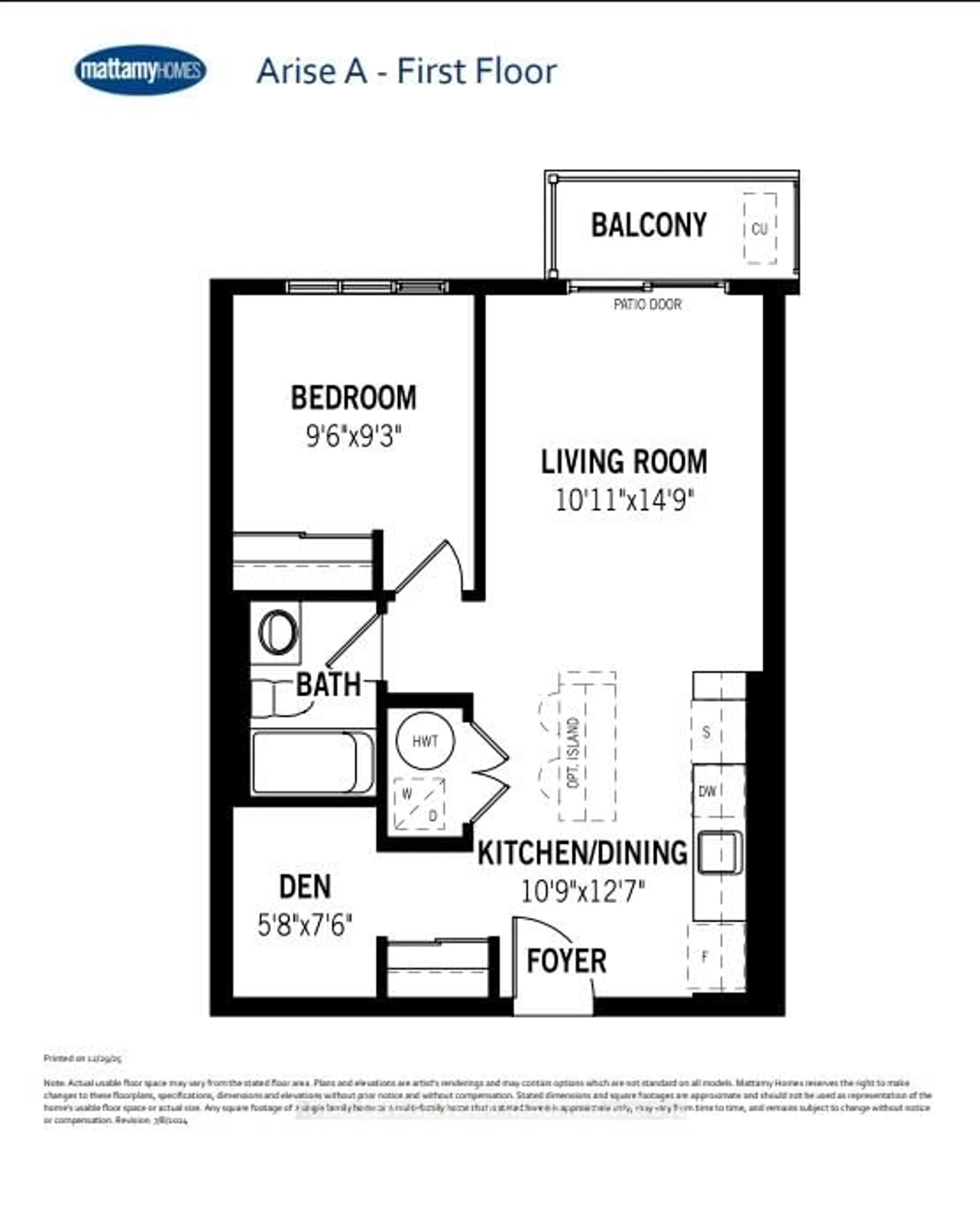 Floor plan for 2370 Tenth Line Rd #207, Orleans Ontario K4A 5V1