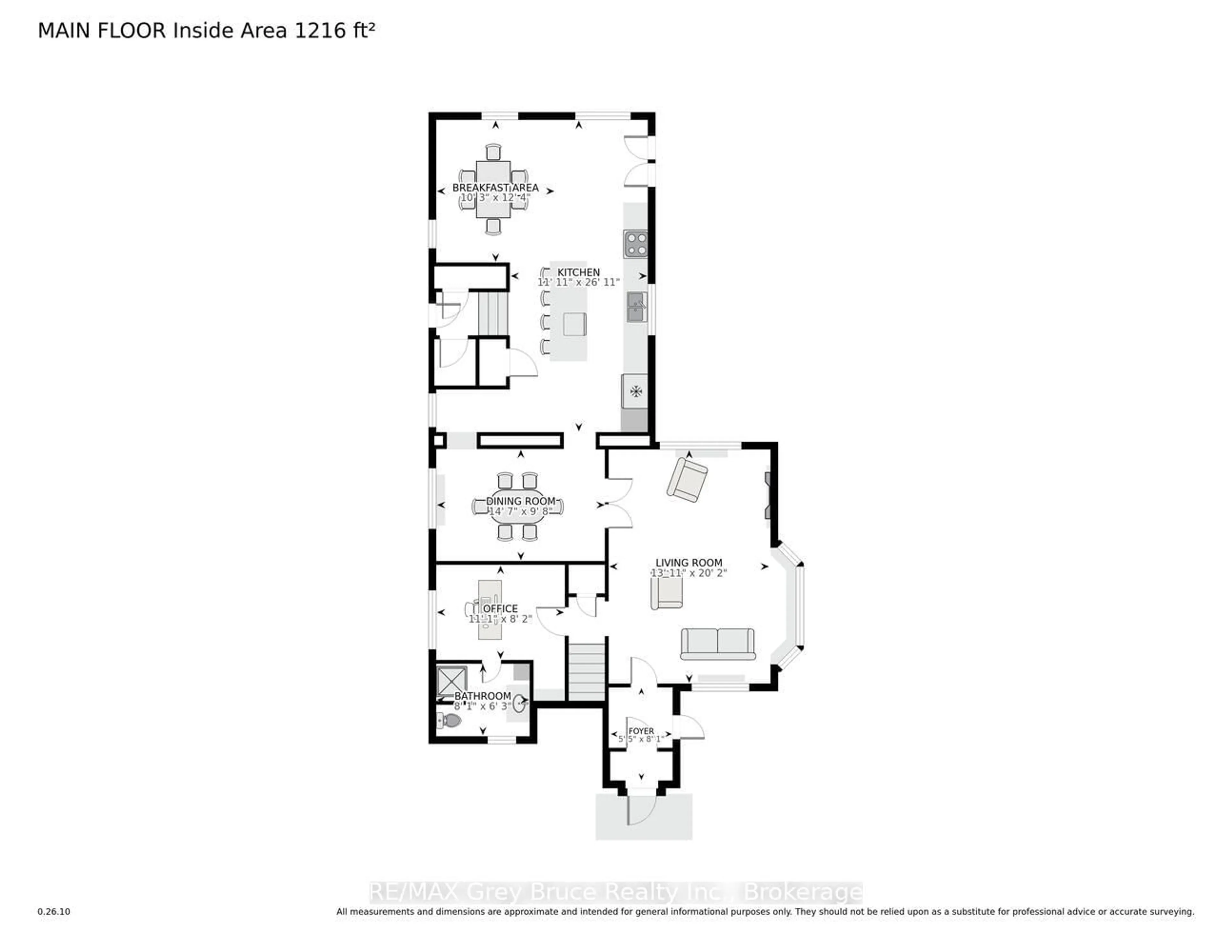 Floor plan for 1075 4th Ave, Owen Sound Ontario N4K 4W1