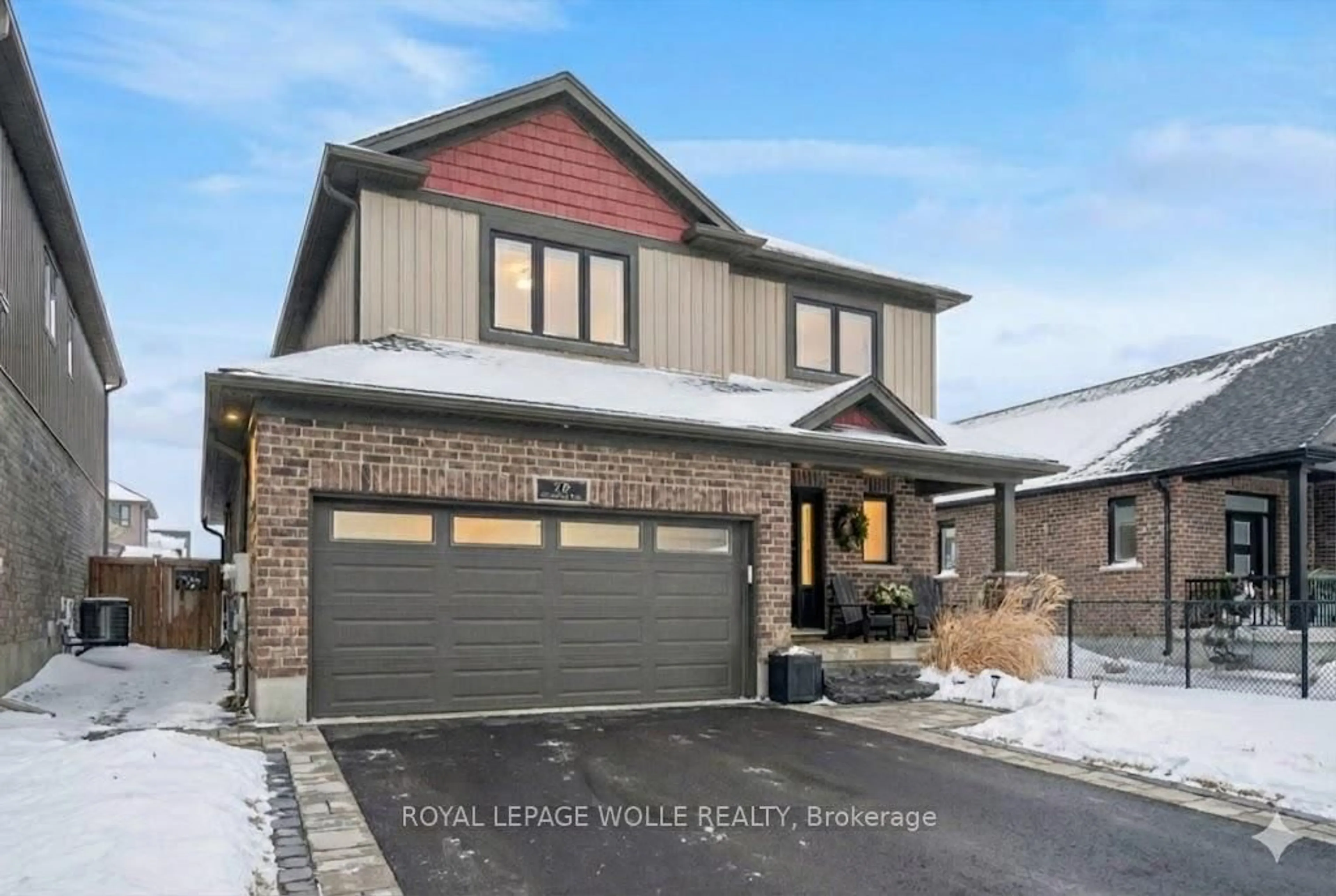 Home with brick exterior material, street for 78 Woodberry Cres, Woolwich Ontario N3B 0C5