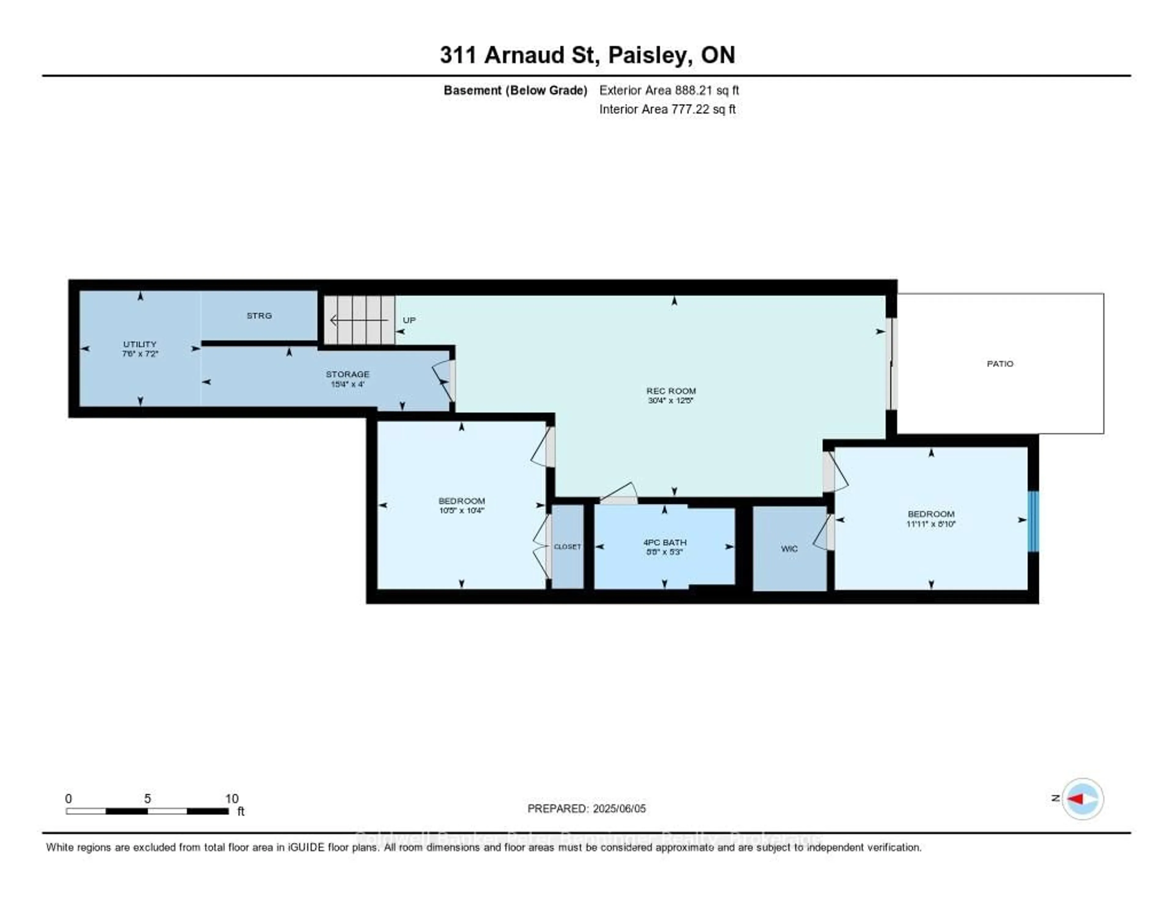 Floor plan for 311 Arnaud St #5, Arran-Elderslie Ontario N0G 2N0