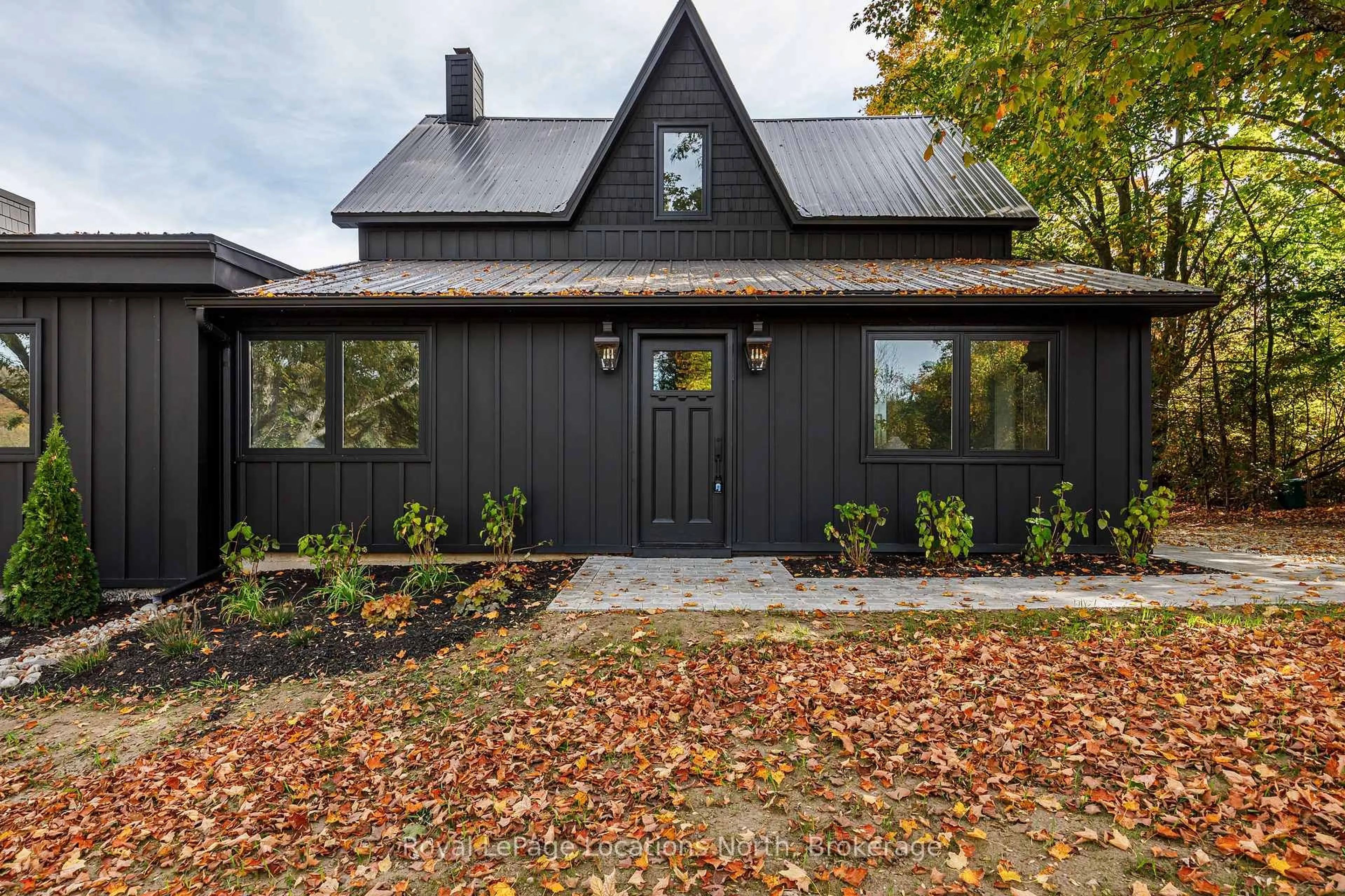 Home with brick exterior material, street for 635019 Pretty River Rd, Blue Mountains Ontario L0M 1P0