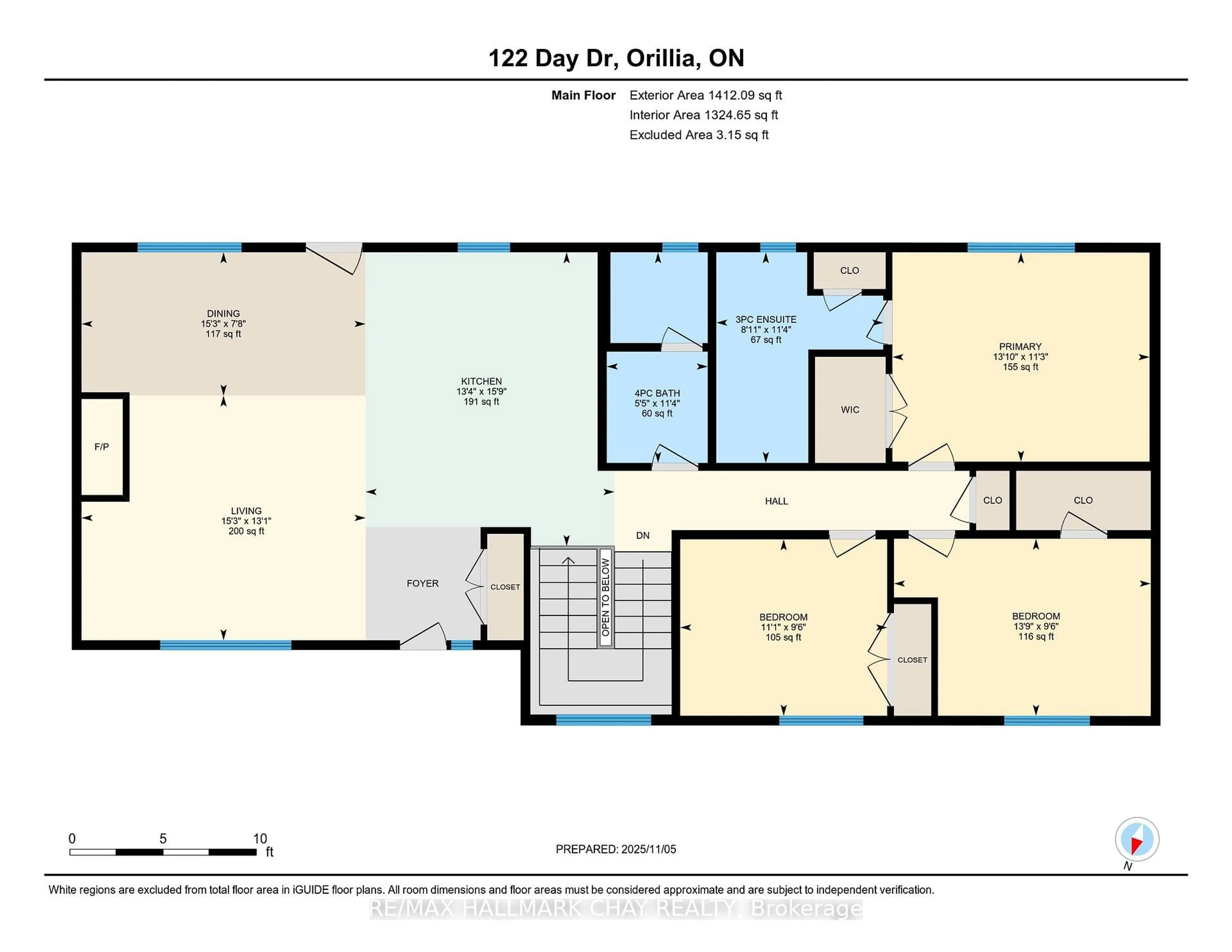 Floor plan for 122 Day Dr, Kawartha Lakes Ontario L3V 6H5