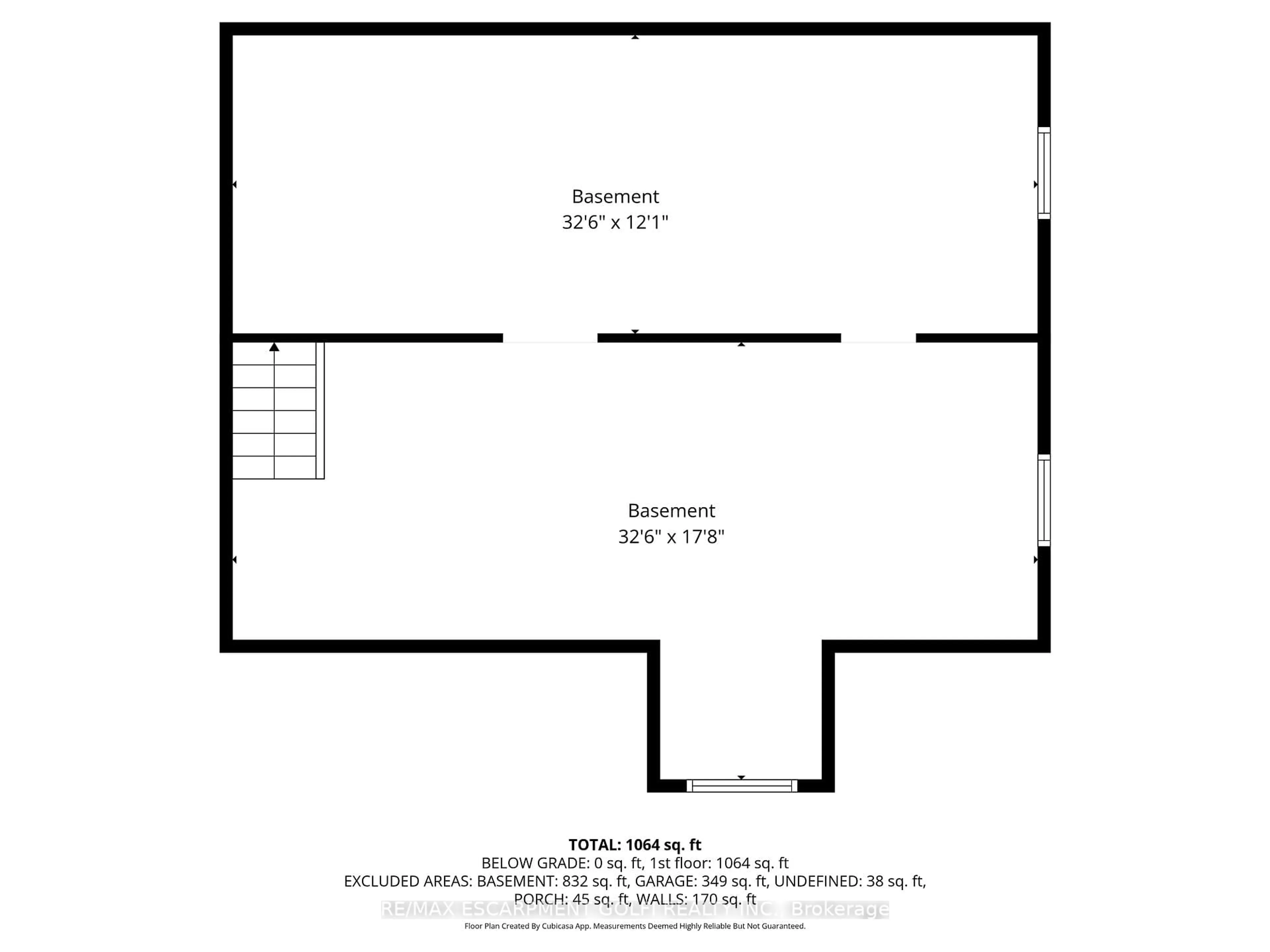 Floor plan for 25 Arthur St, St. Catharines Ontario L2M 1G8