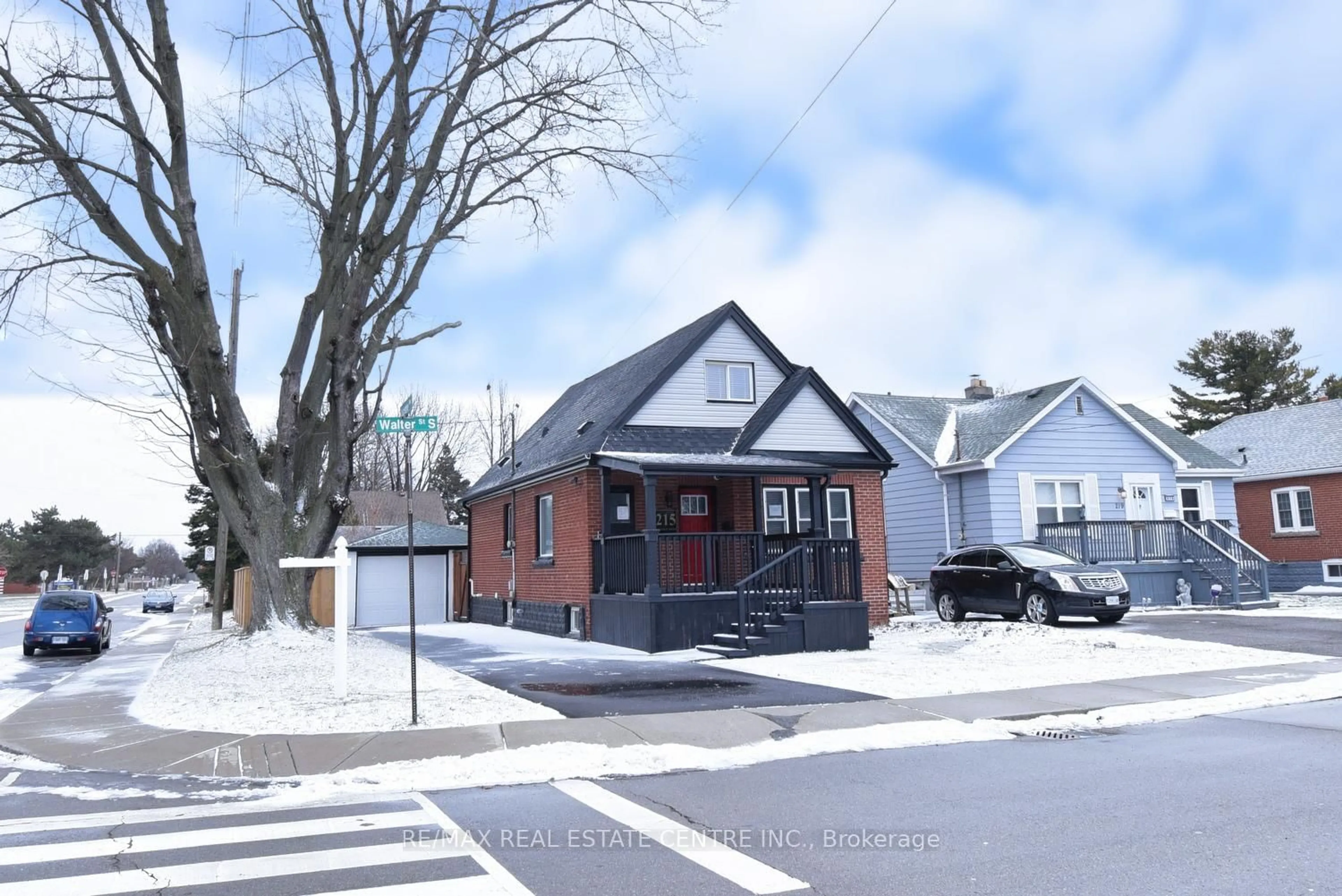 Home with brick exterior material, street for 215 Walter Ave, Hamilton Ontario L8K 3L3