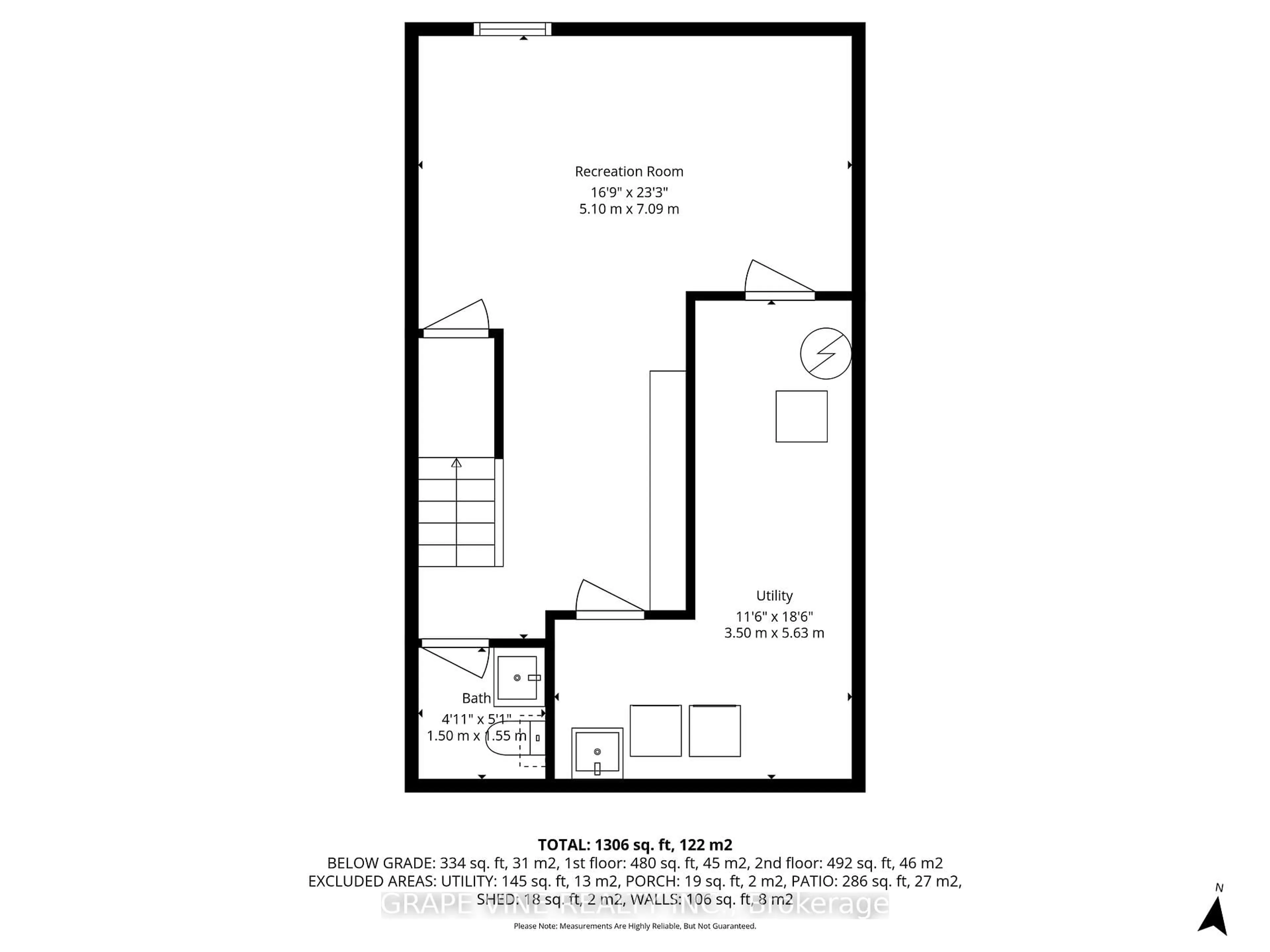 Floor plan for 6885 Bilberry Dr, Ottawa Ontario K1C 2E8