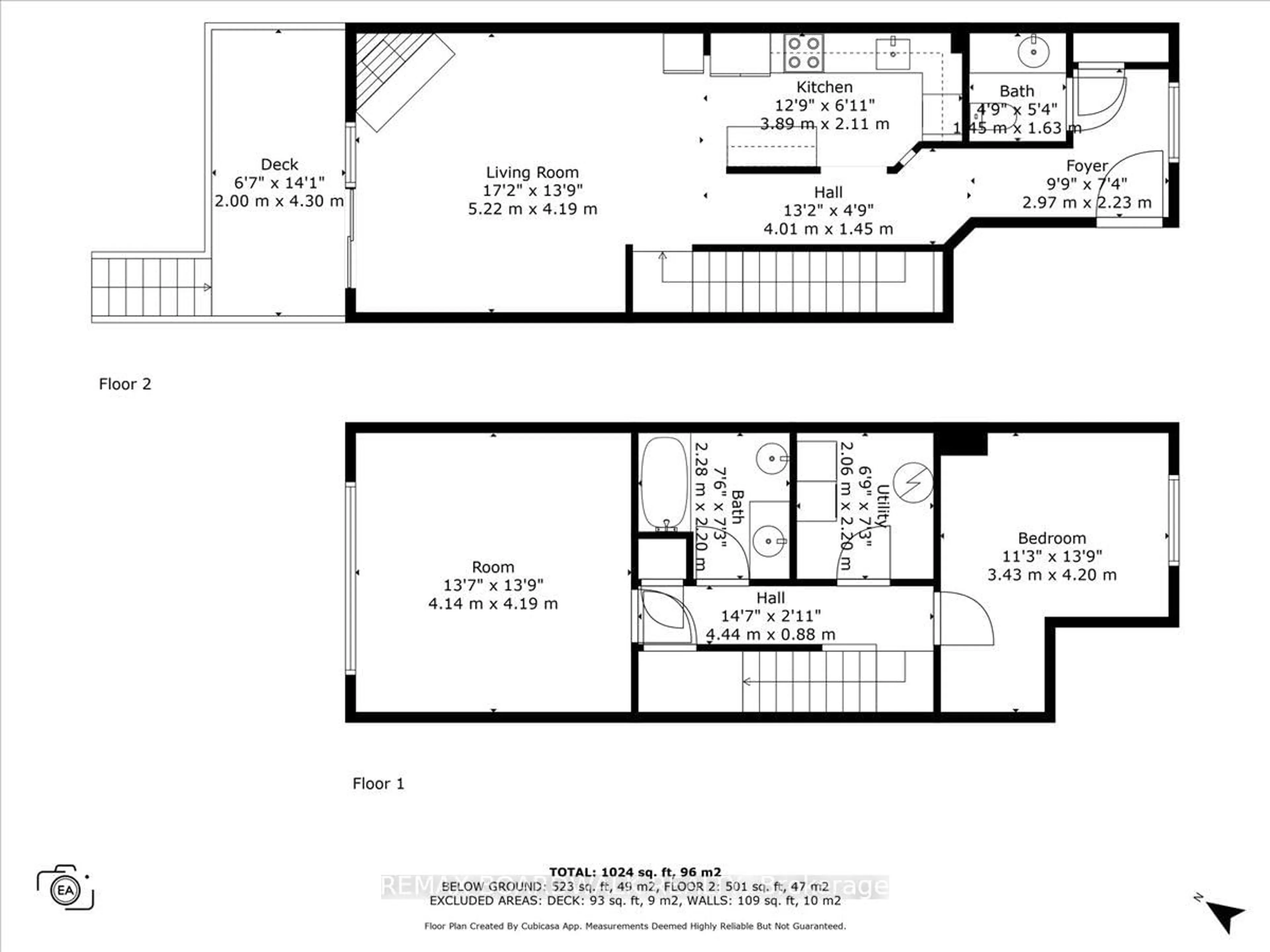 Floor plan for 6643 Bilberry Dr #A, Ottawa Ontario K1C 4N5