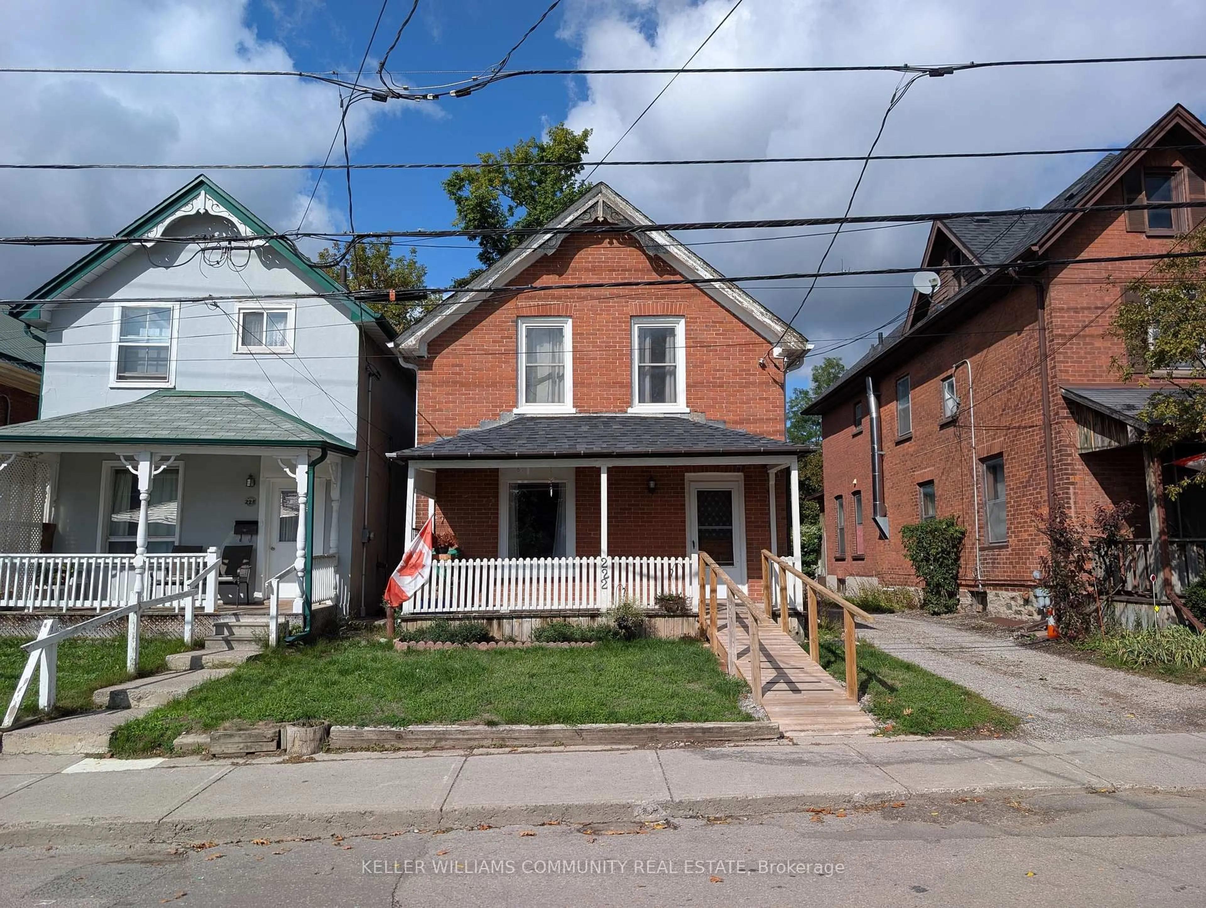 Home with brick exterior material, street for 222 London St, Peterborough Ontario K9H 2Y9