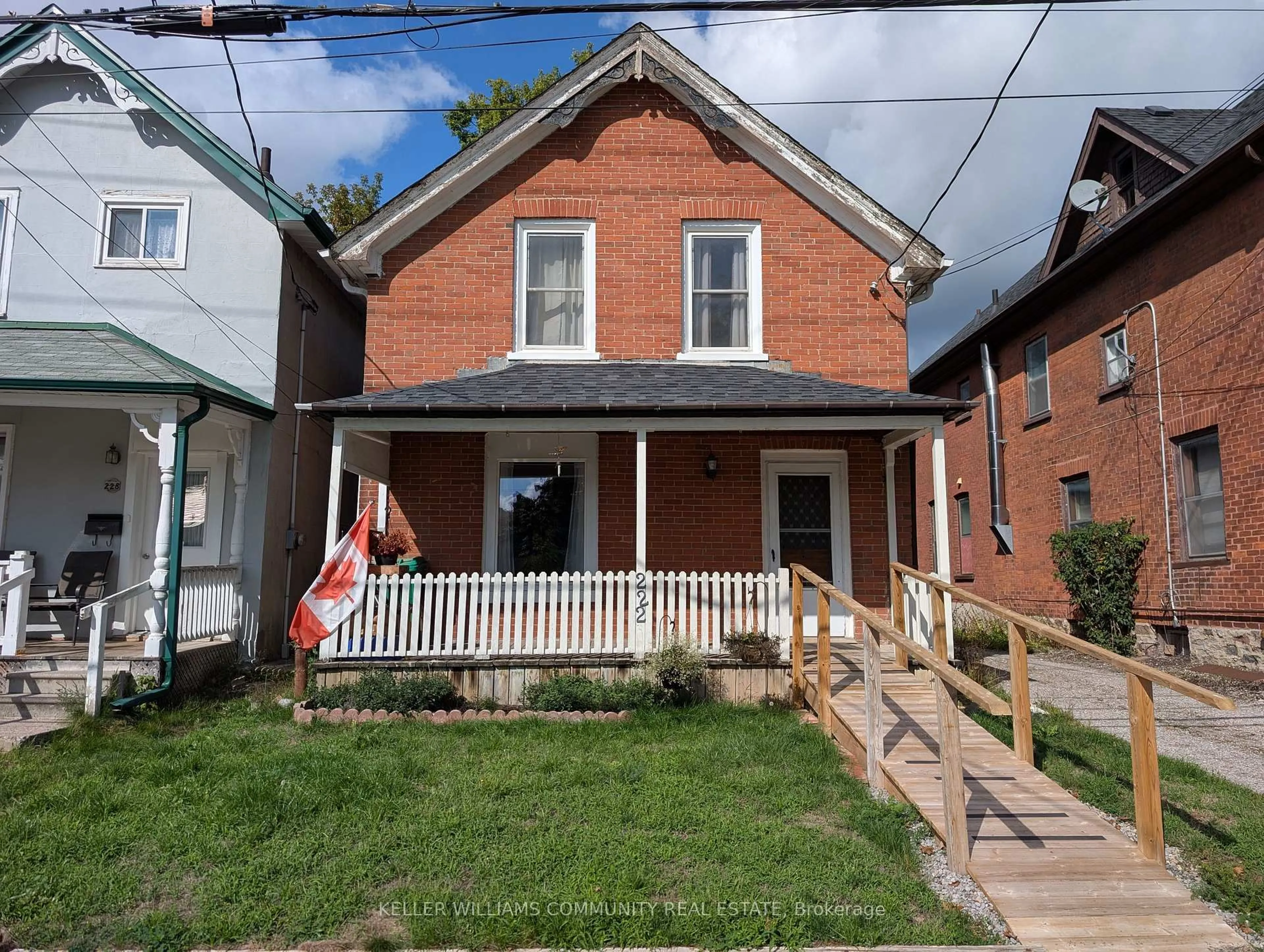 Home with brick exterior material, street for 222 London St, Peterborough Ontario K9H 2Y9