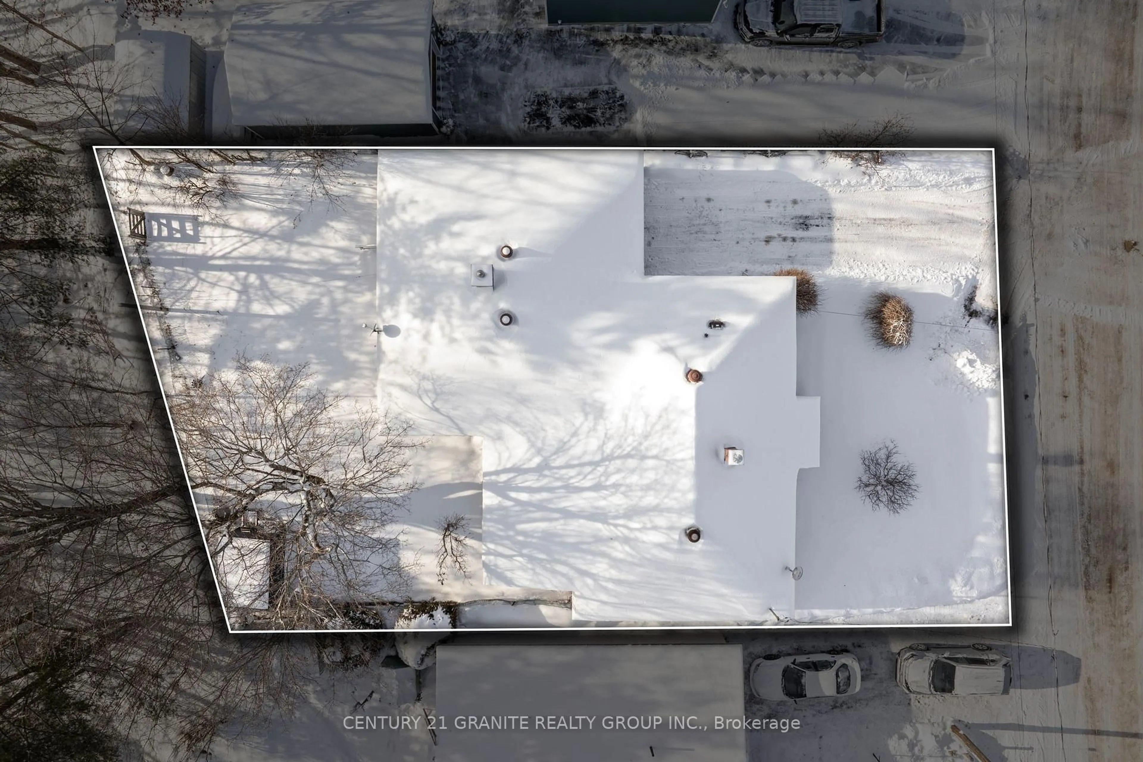 A pic from outside/outdoor area/front of a property/back of a property/a pic from drone, unknown for 64 Johnston Cres, Bancroft Ontario K0L 1C0