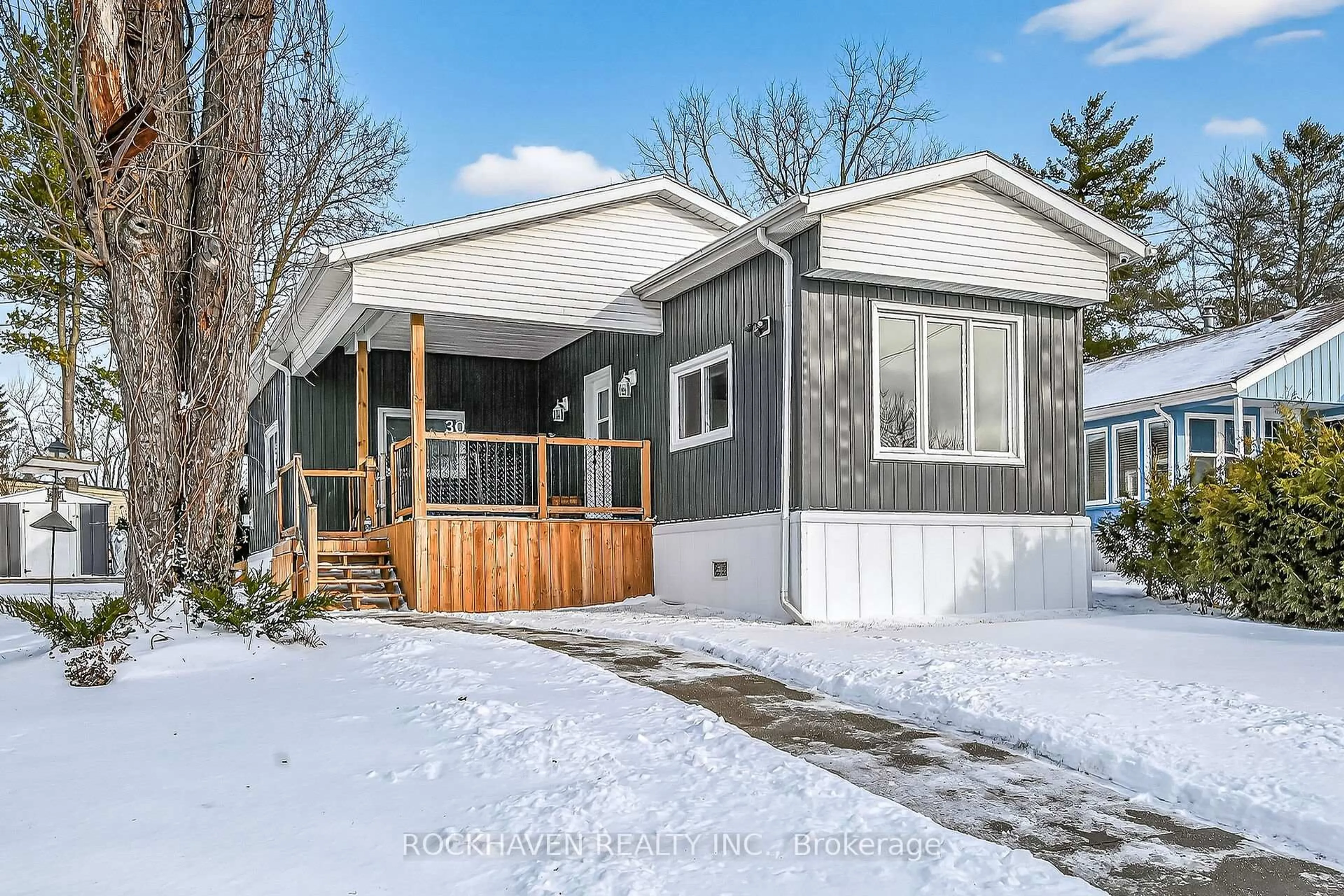 Home with vinyl exterior material, street for 1294 8th Concession Rd #30 Hillside Cr, Hamilton Ontario N0B 2J0