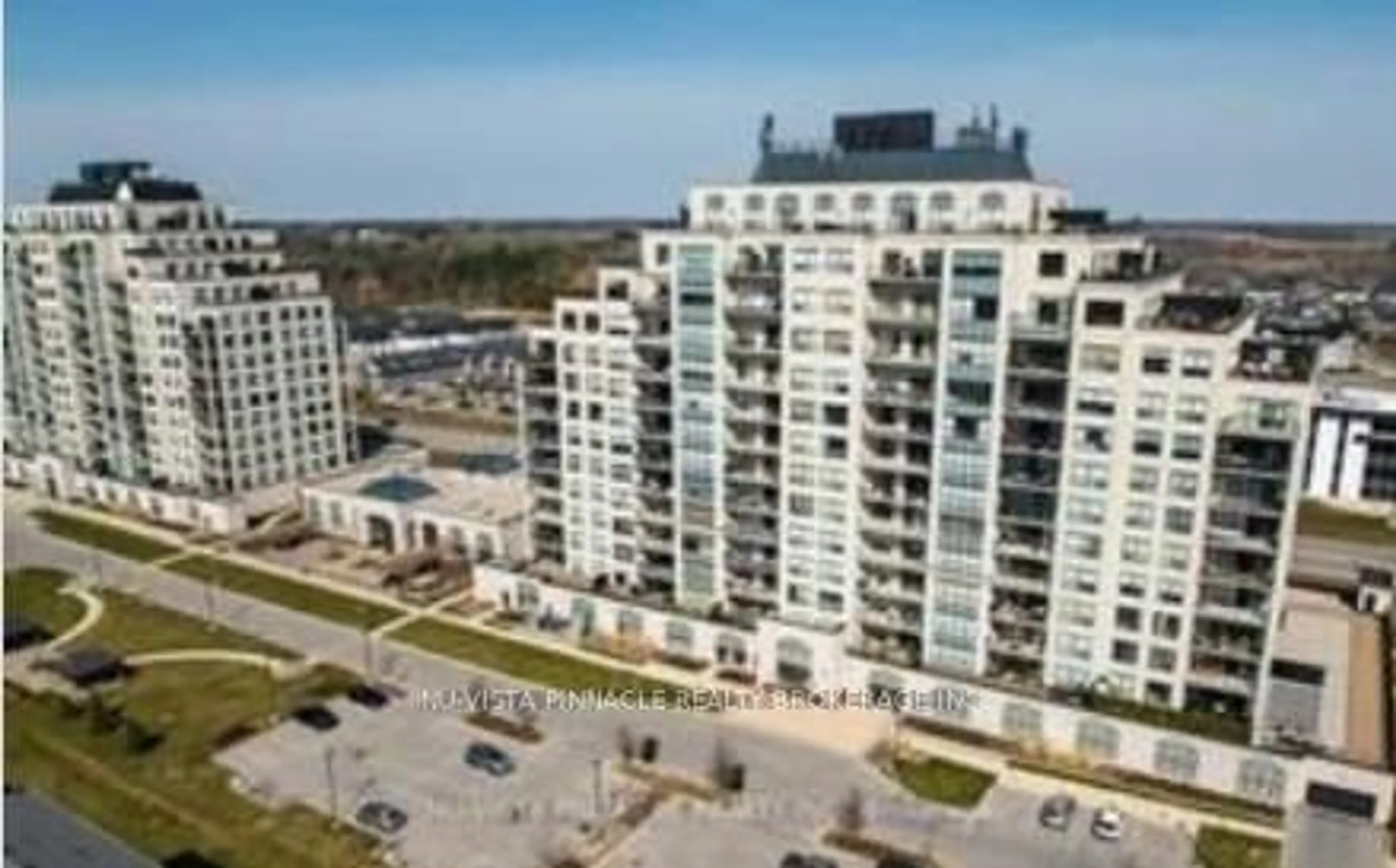 A pic from outside/outdoor area/front of a property/back of a property/a pic from drone, city buildings view from balcony for 240 Villagewalk Blvd #813, London North Ontario N6G 0P6