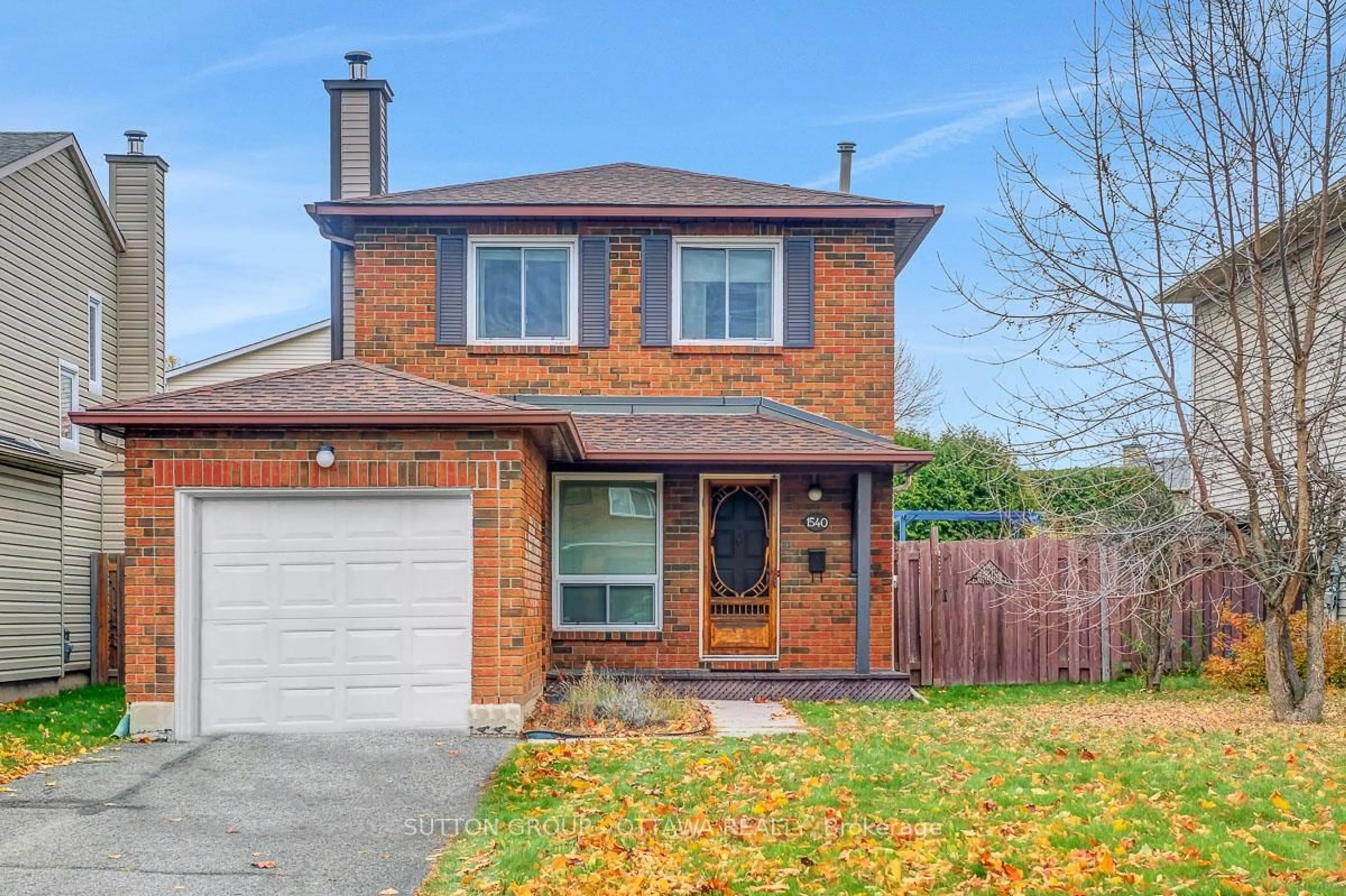 Home with brick exterior material, street for 1540 Bourcier Dr, Ottawa Ontario K1E 3J2