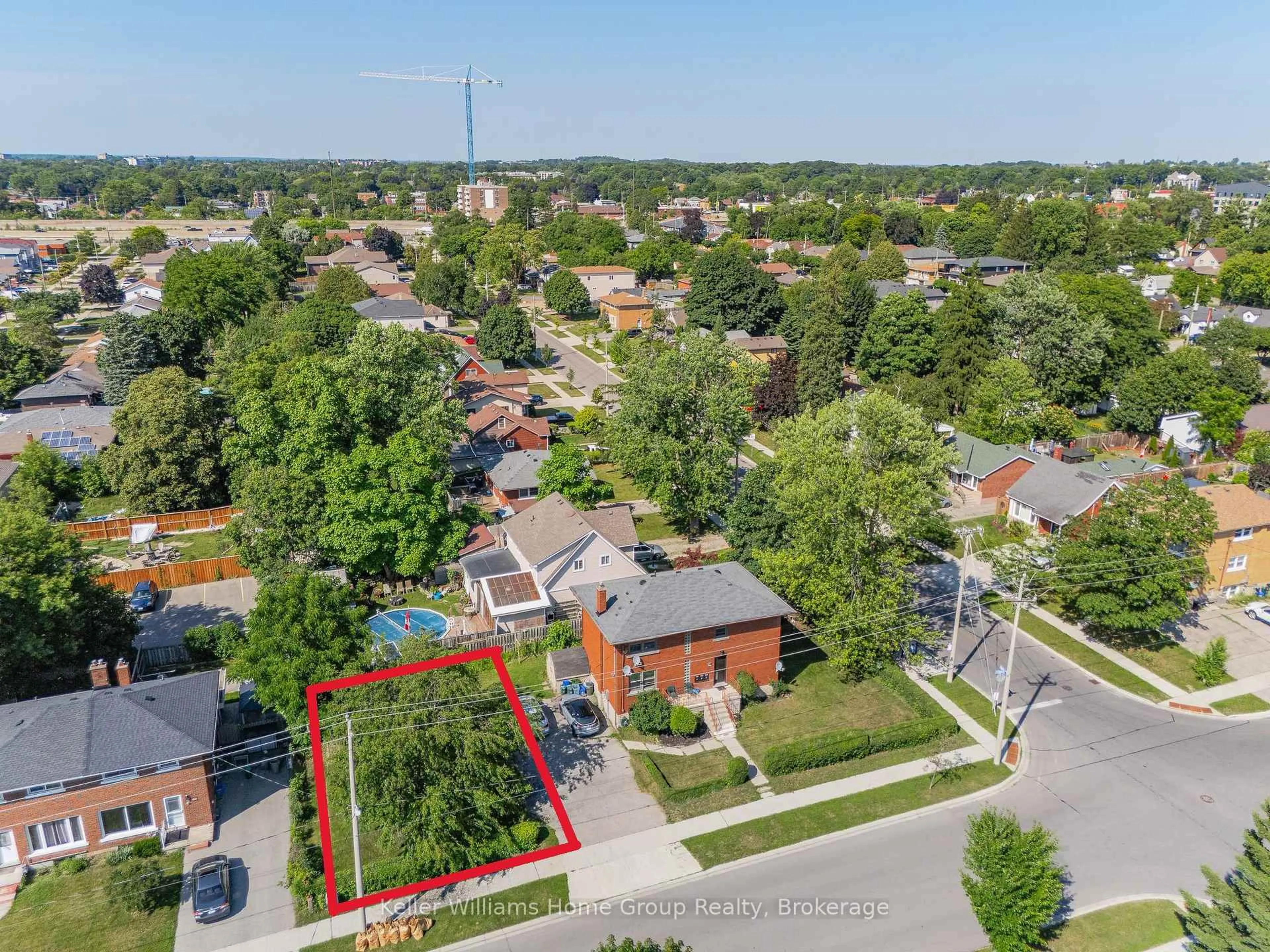 A pic from outside/outdoor area/front of a property/back of a property/a pic from drone, street for 228A Connaught St, Kitchener Ontario N2C 1B3