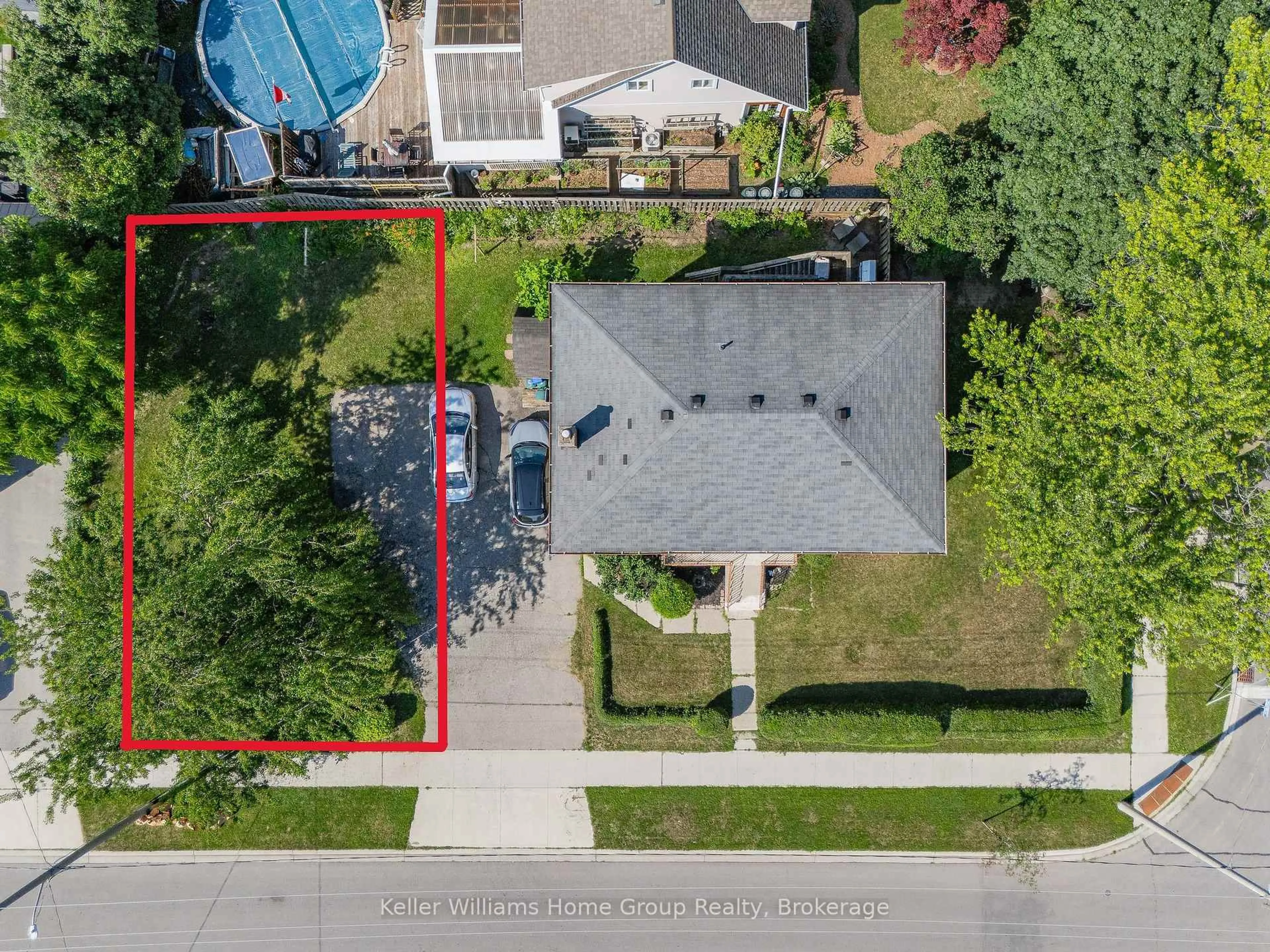A pic from outside/outdoor area/front of a property/back of a property/a pic from drone, street for 228A Connaught St, Kitchener Ontario N2C 1B3