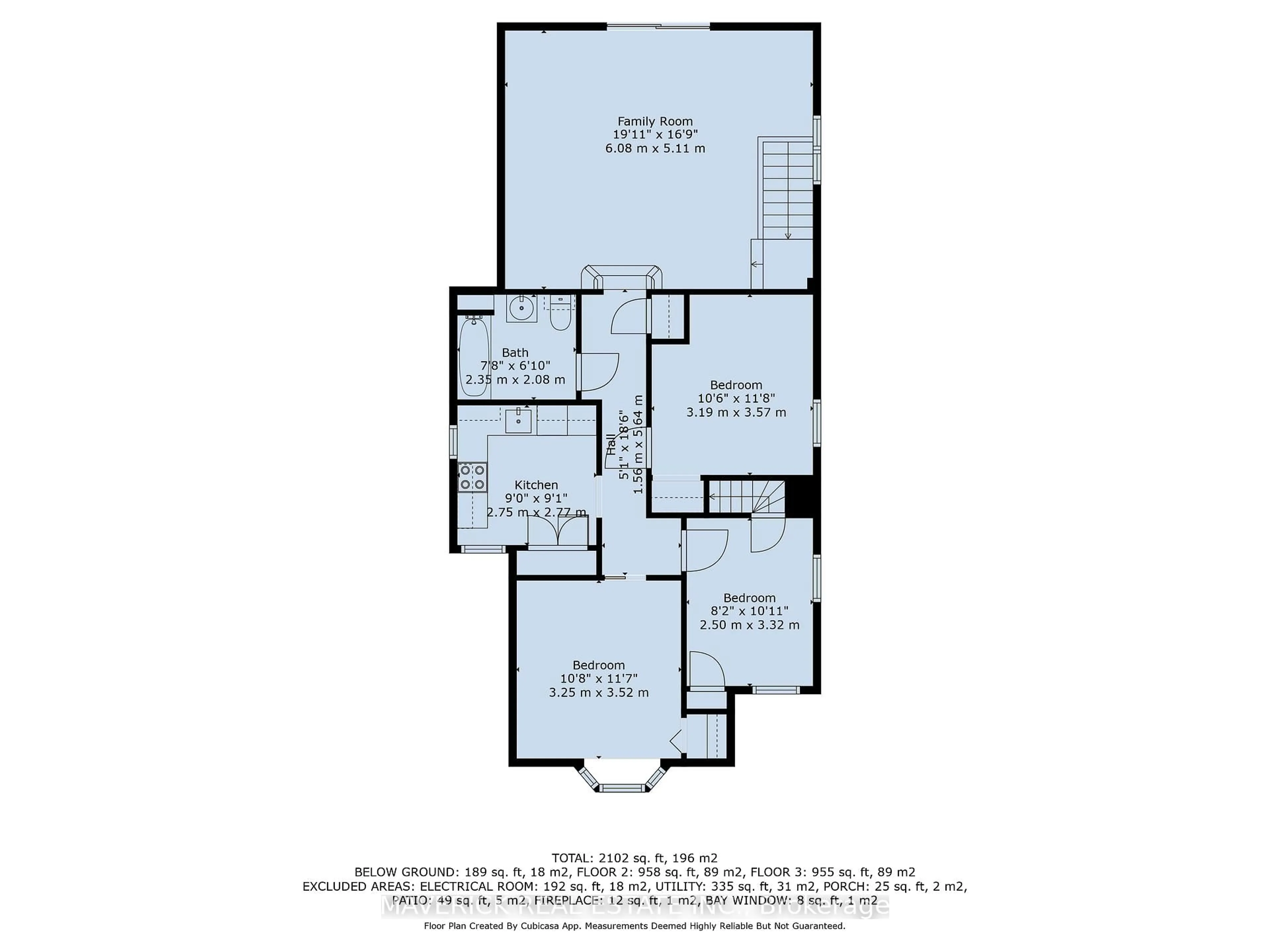 Floor plan for 125 St James St, London East Ontario N6A 1W6