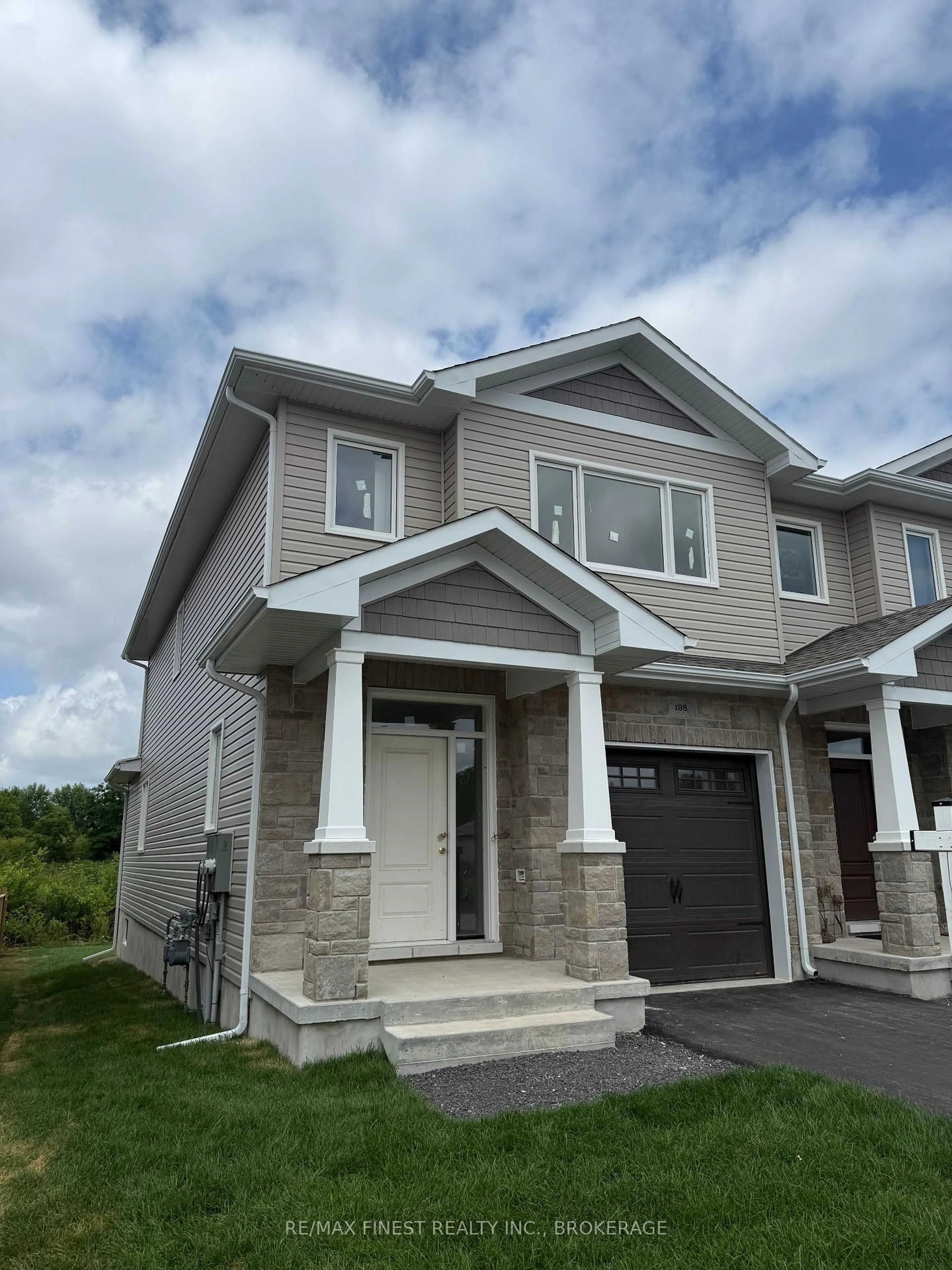 Home with brick exterior material, street for 198 HERITAGE PARK Dr, Greater Napanee Ontario K7R 3X8