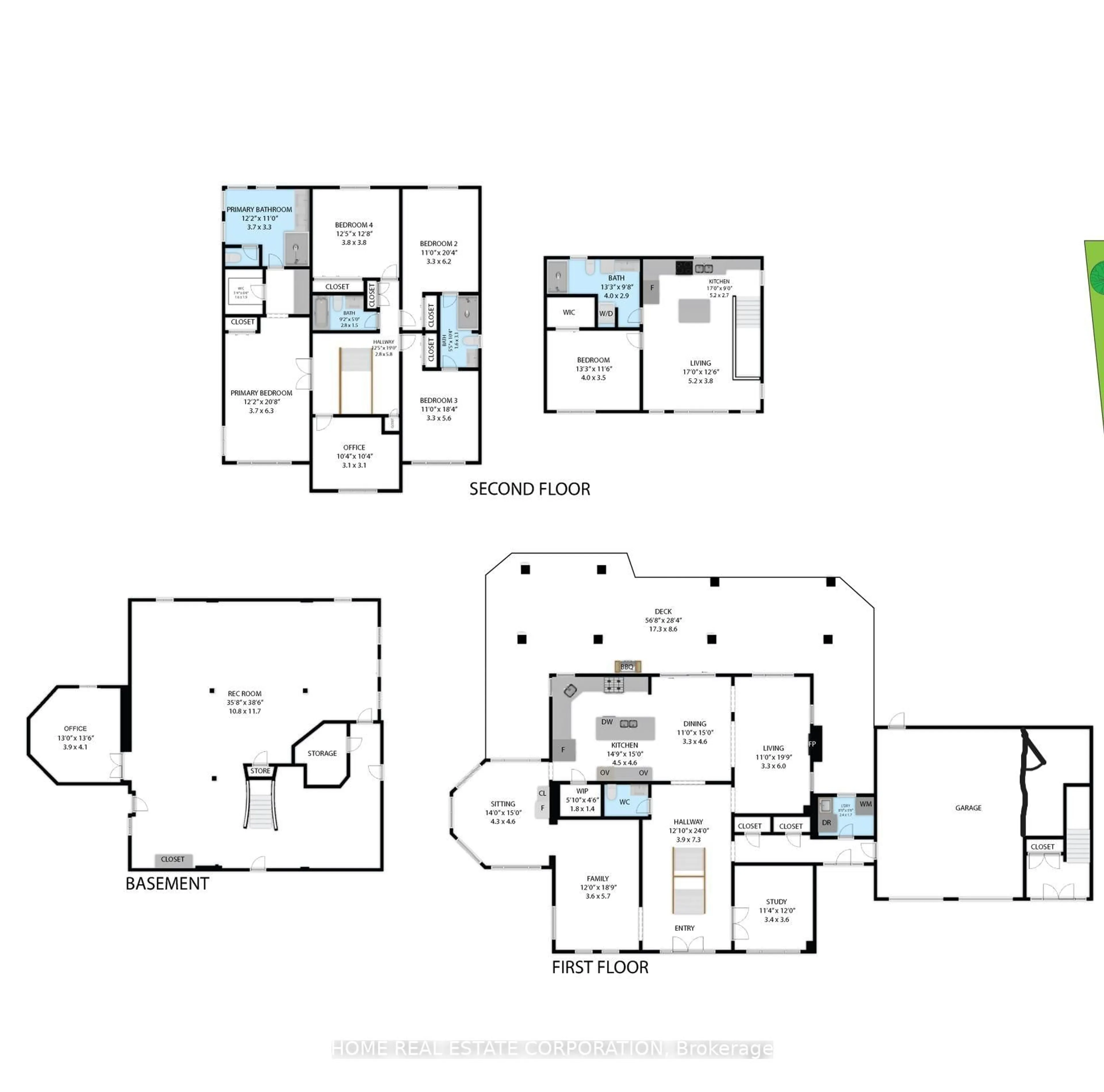 Floor plan for 14 Hawthorne Rd, Mono Ontario L9W 6G7