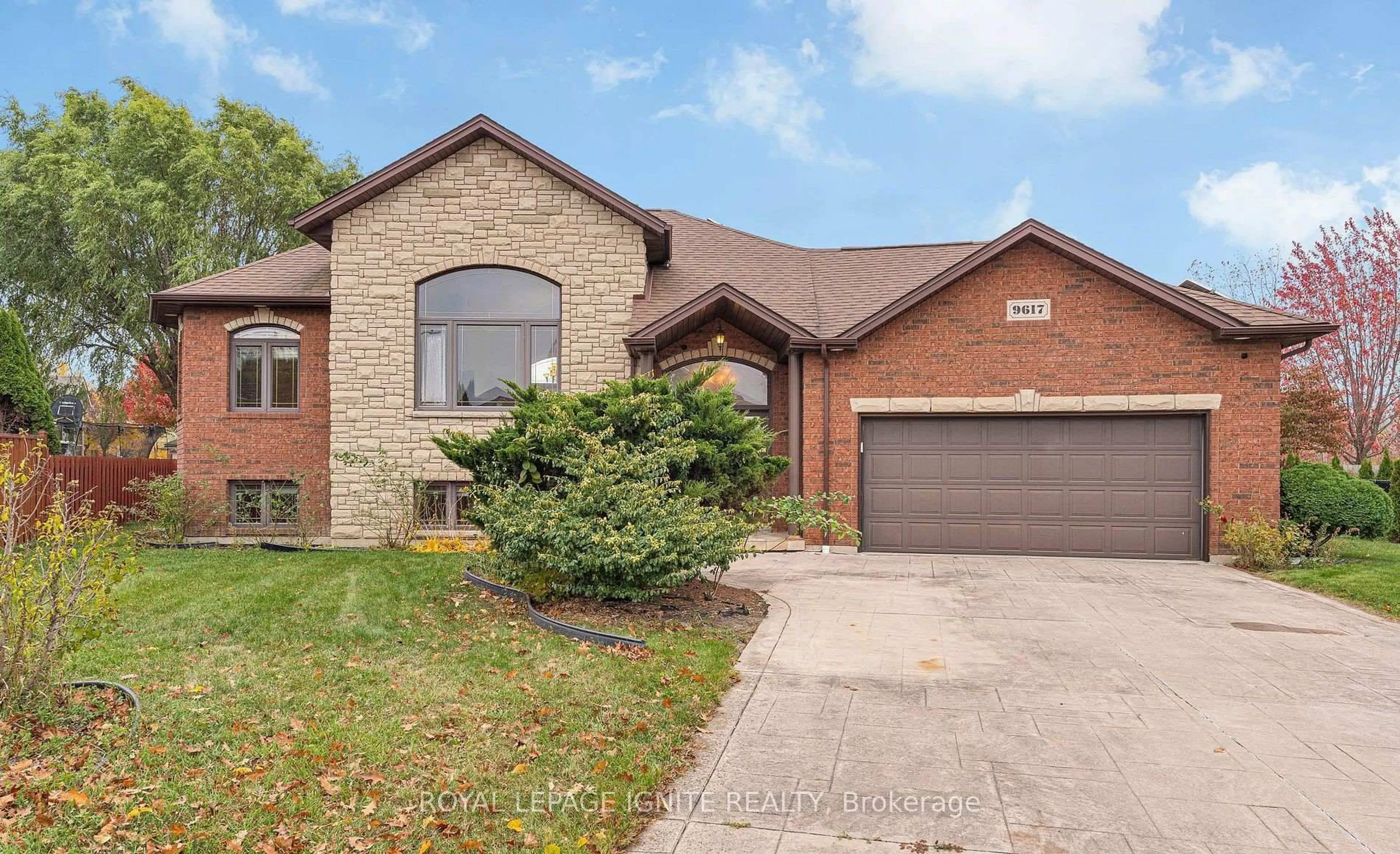 Home with brick exterior material, street for 9617 Manitou Cres, Windsor Ontario N8P 1H9