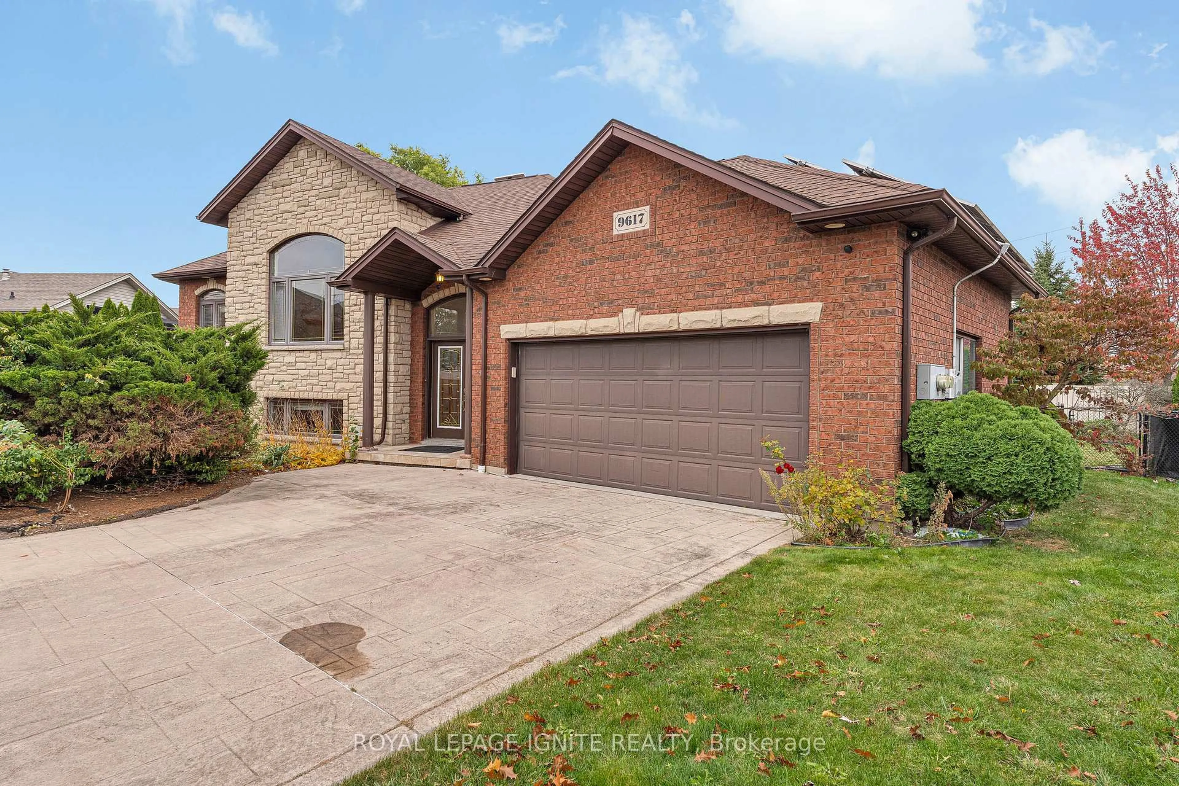 Home with brick exterior material, street for 9617 Manitou Cres, Windsor Ontario N8P 1H9