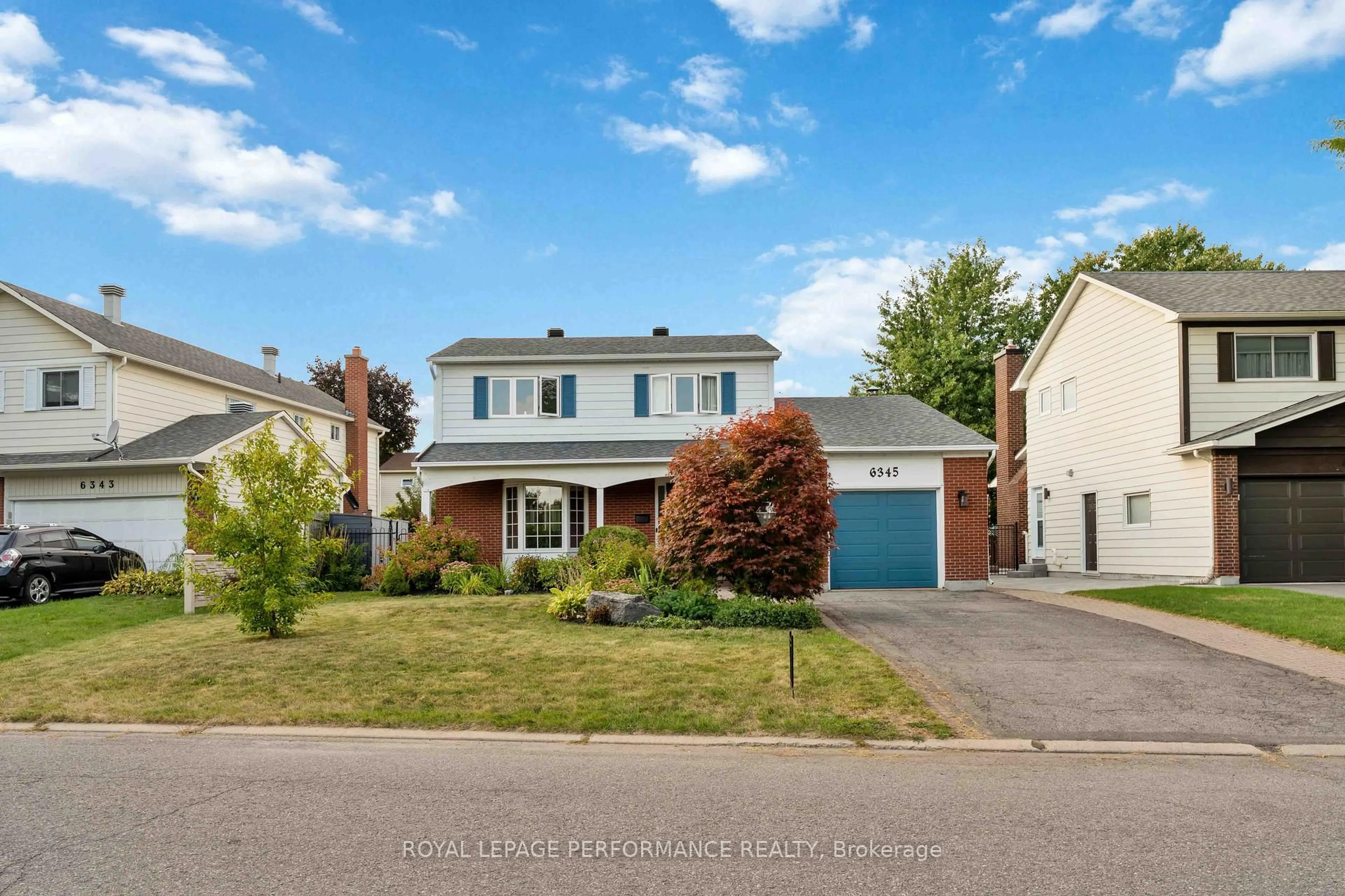 Home with vinyl exterior material, street for 6345 Mattice Ave, Ottawa Ontario K1C 2G1