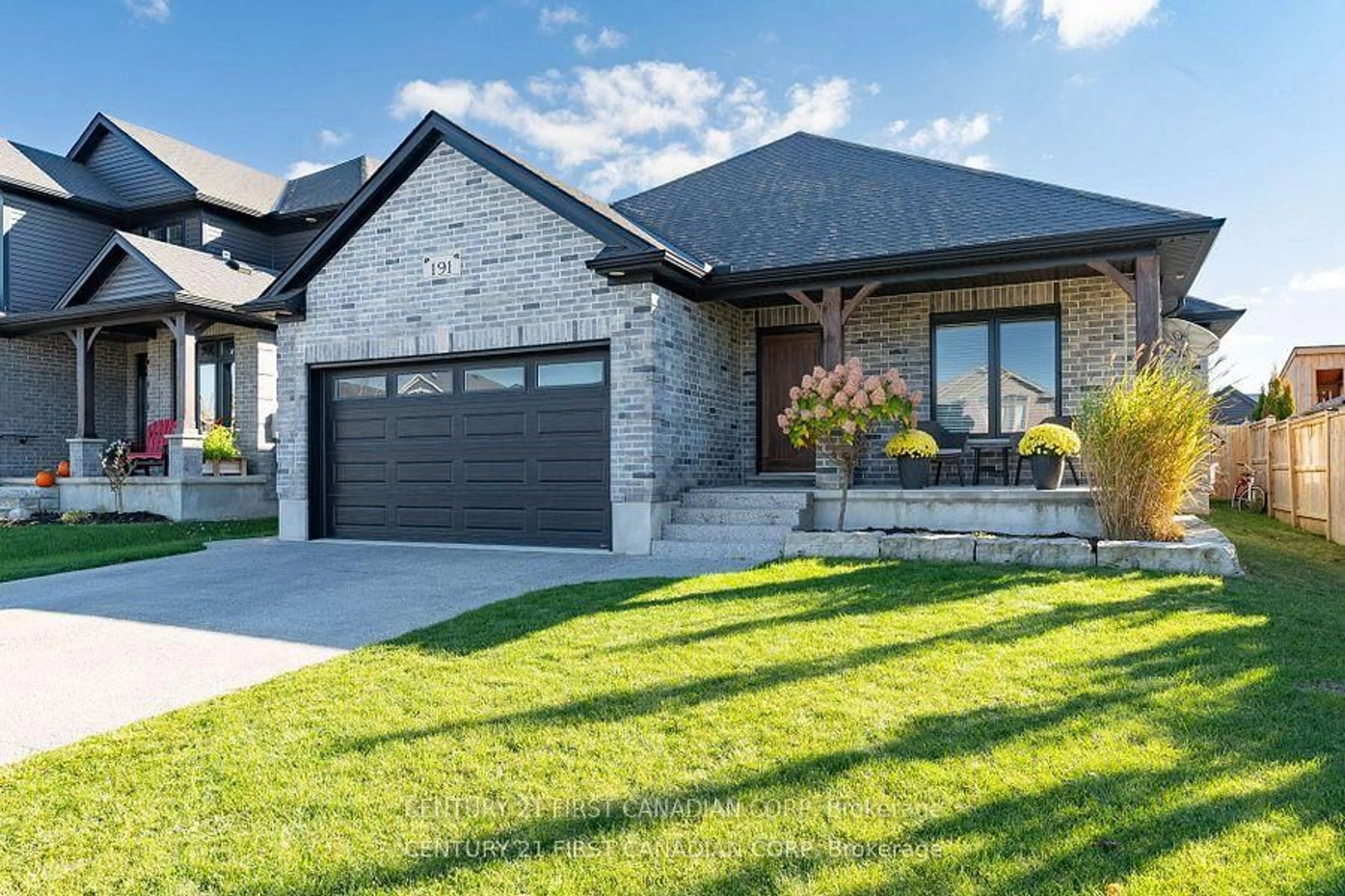 Home with brick exterior material, street for 191 GILMOUR Dr, Lucan Biddulph Ontario N0M 2J0