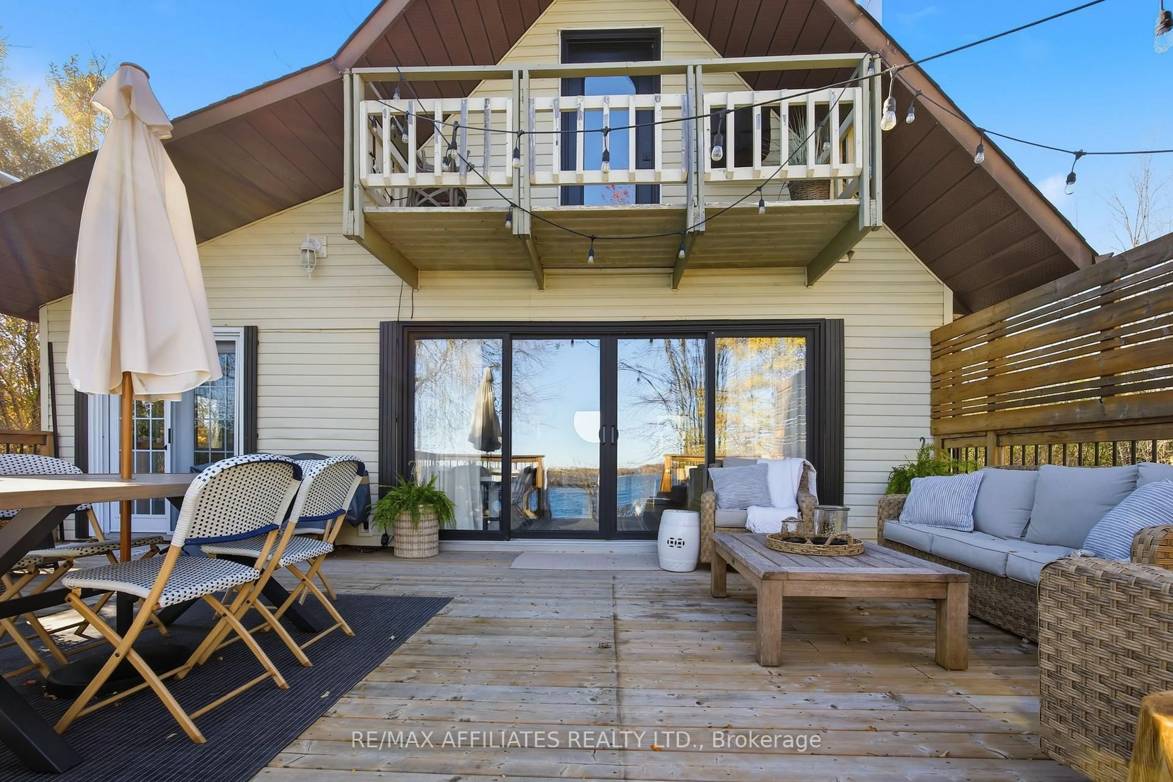 Patio, water/lake/river/ocean view for 124 Mccullough's Landing Rd, Perth Ontario K7H 0J3