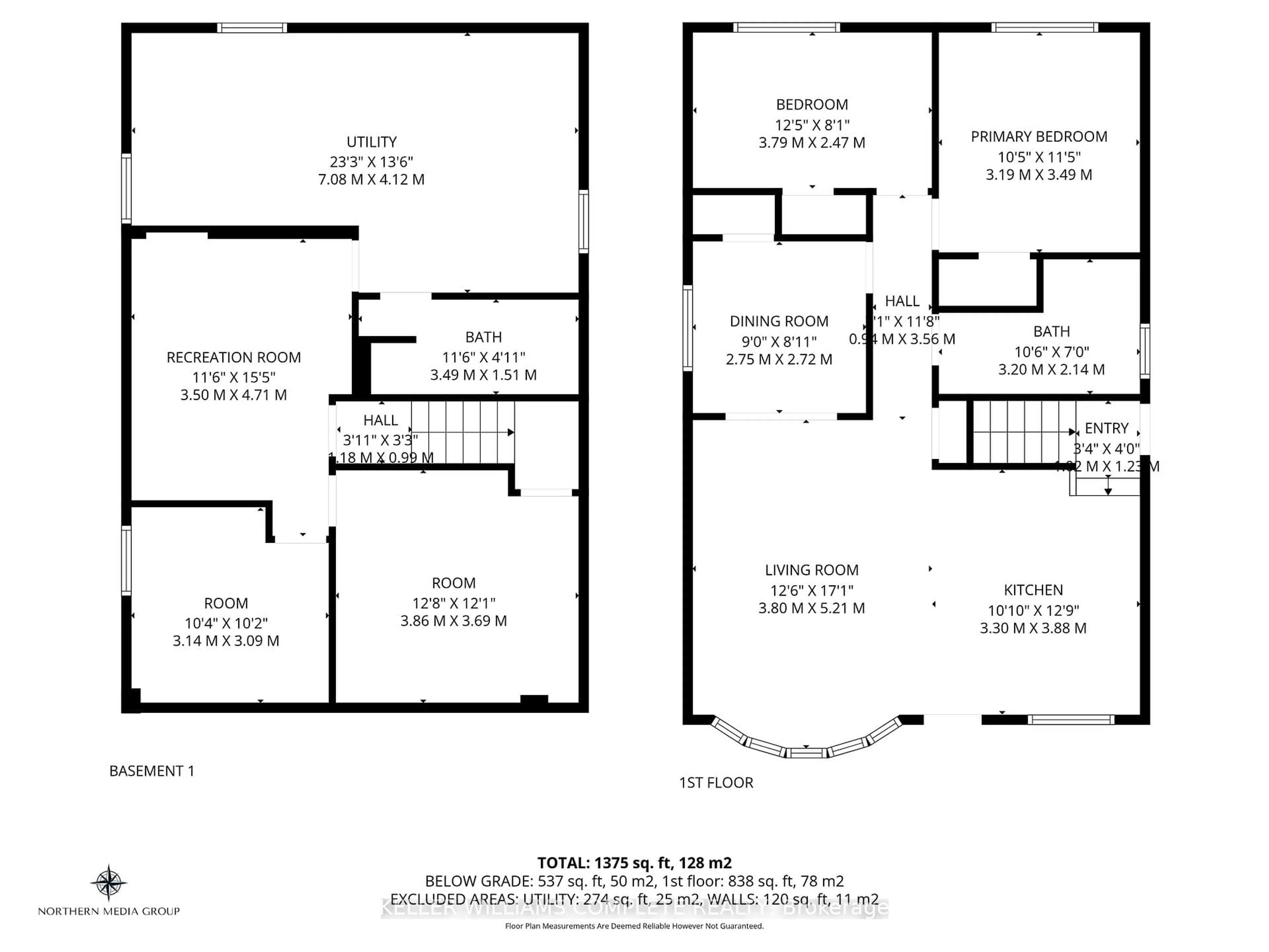 Floor plan for 77 Lawfield Dr, Hamilton Ontario L8V 4C6