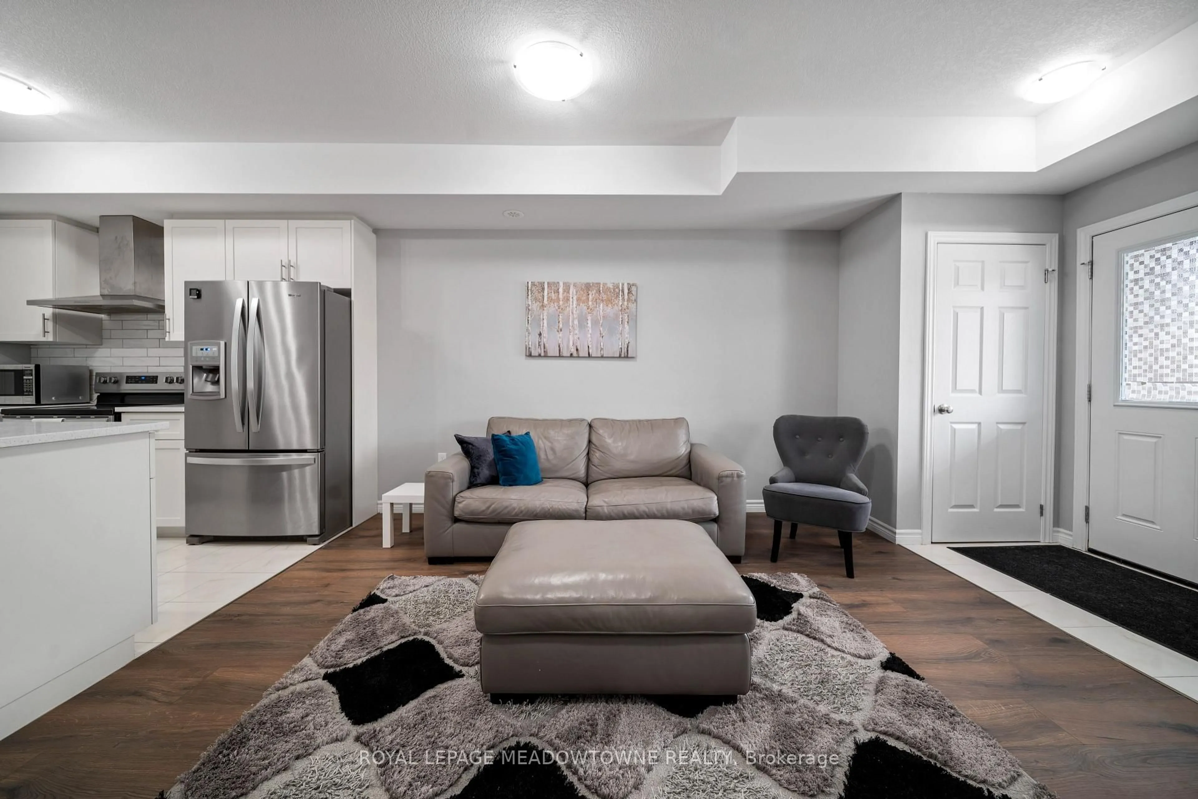 Living room with furniture, unknown for 182 Oat Lane #6, Kitchener Ontario N2R 0S8