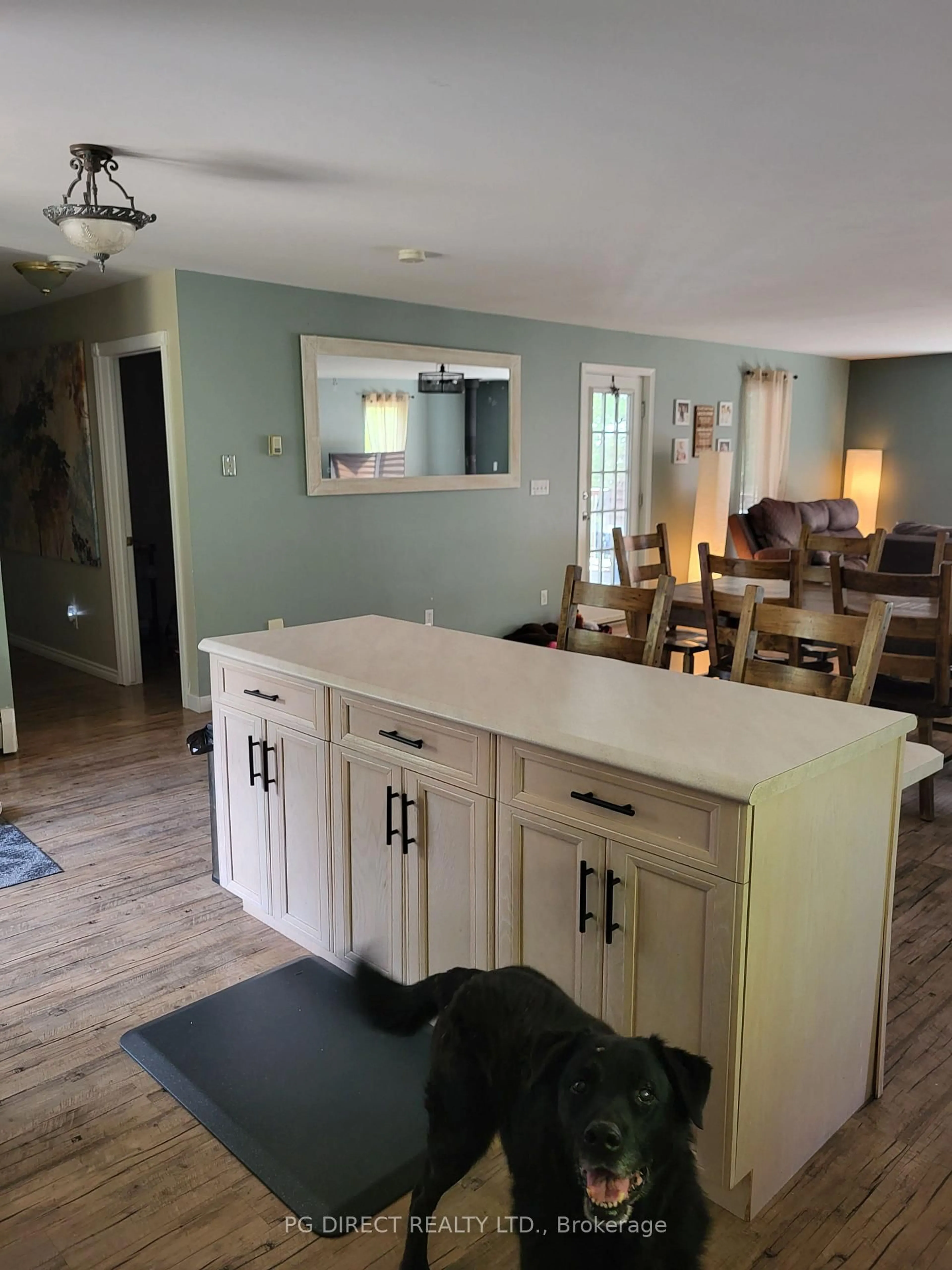 Open concept kitchen, wood/laminate floor for Lot 14 Camp 25 Rd, Greenstone Ontario P0T 2A0