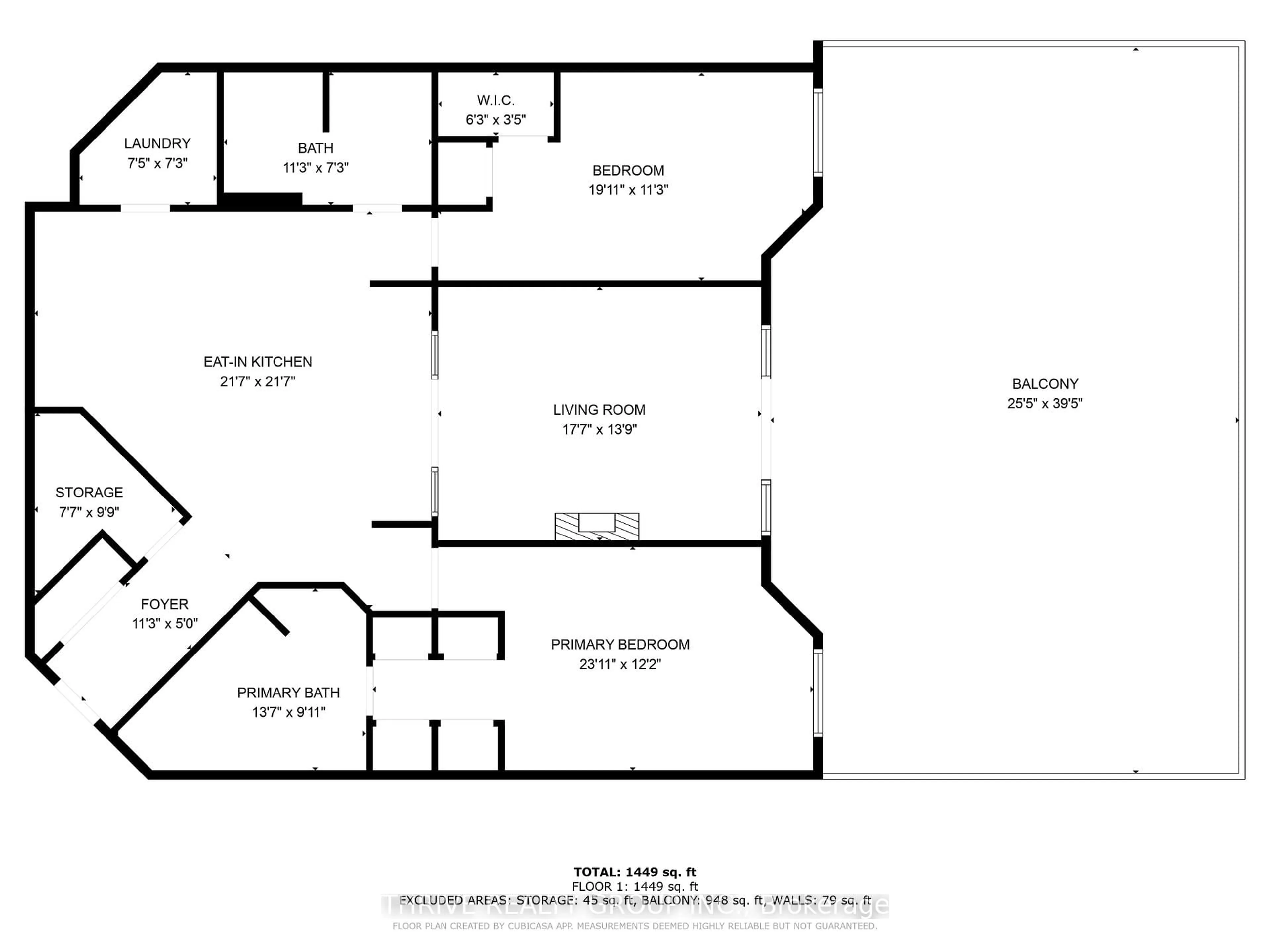 Floor plan for 250 Pall Mall St #407, London East Ontario N6A 6K3