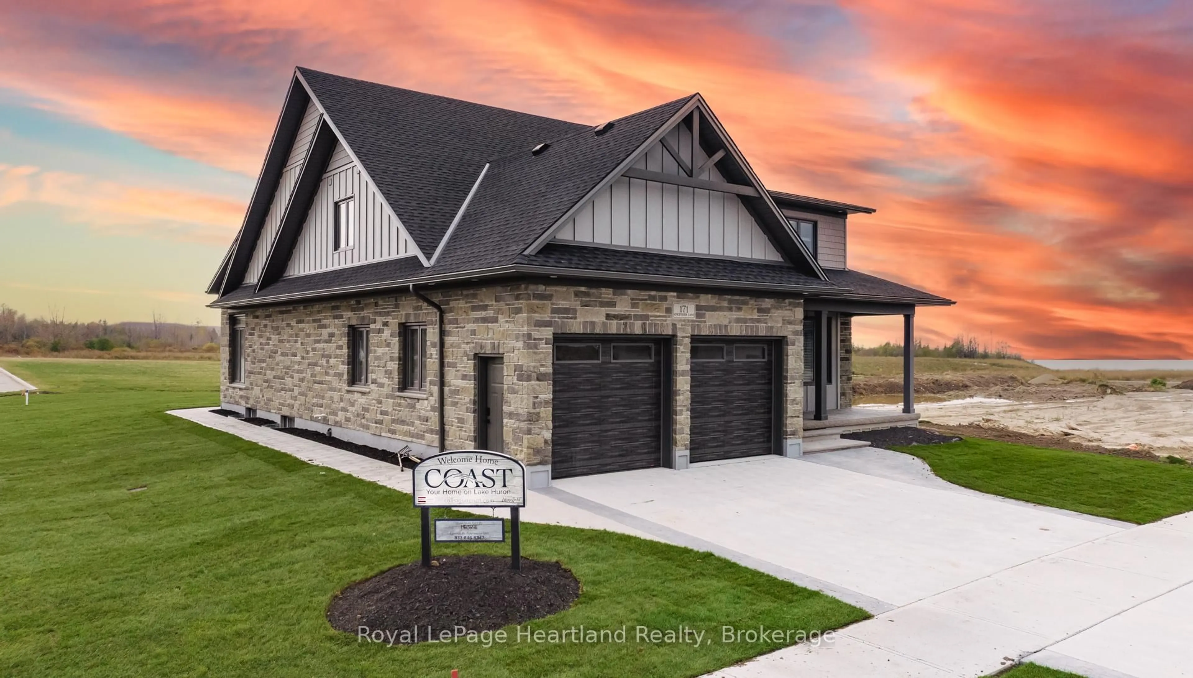 Home with brick exterior material, unknown for 171 KINGFISHER Lane, Goderich Ontario N7A 0C8