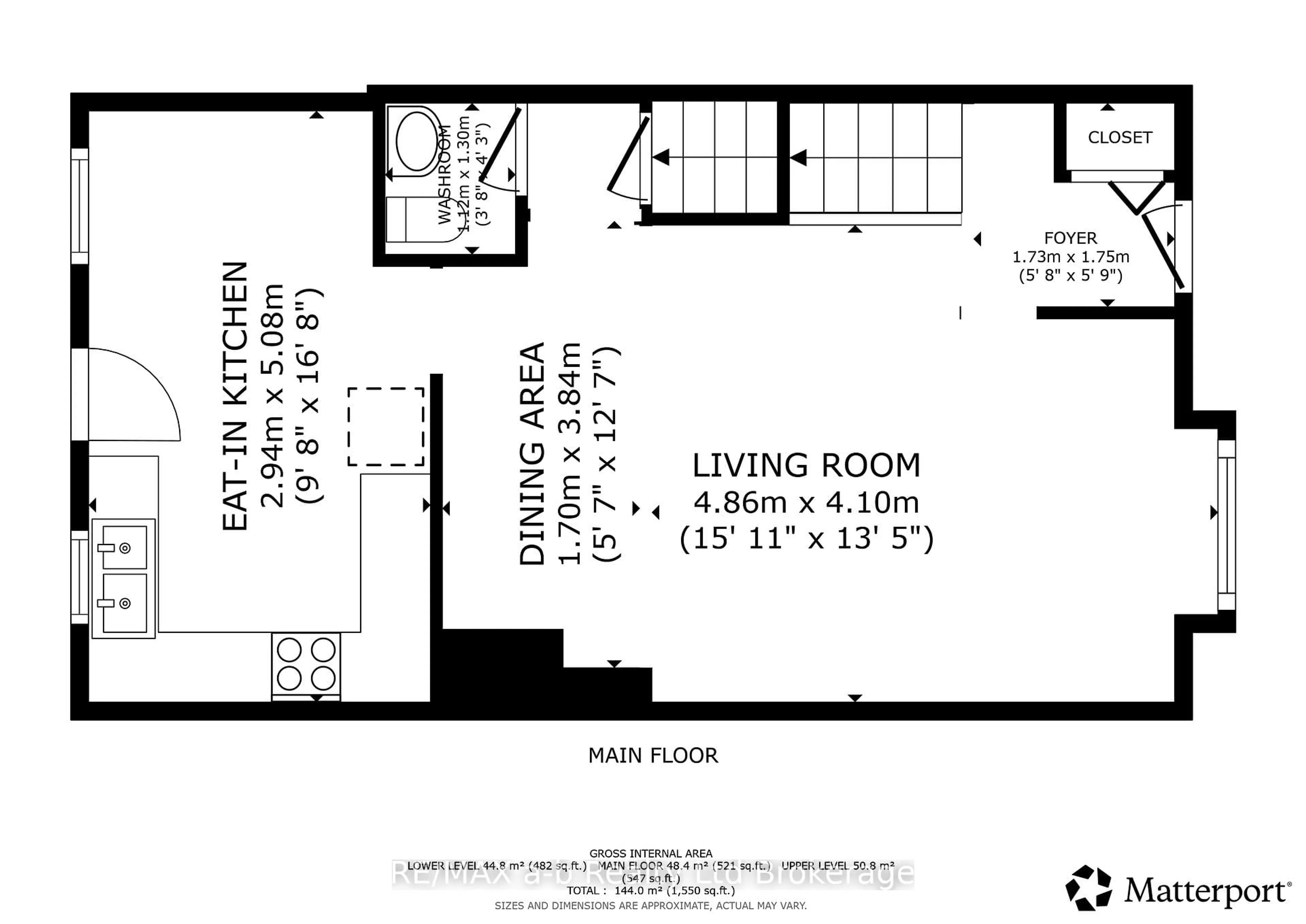 Floor plan for 388 Springbank Ave #3, Woodstock Ontario N4T 1L4