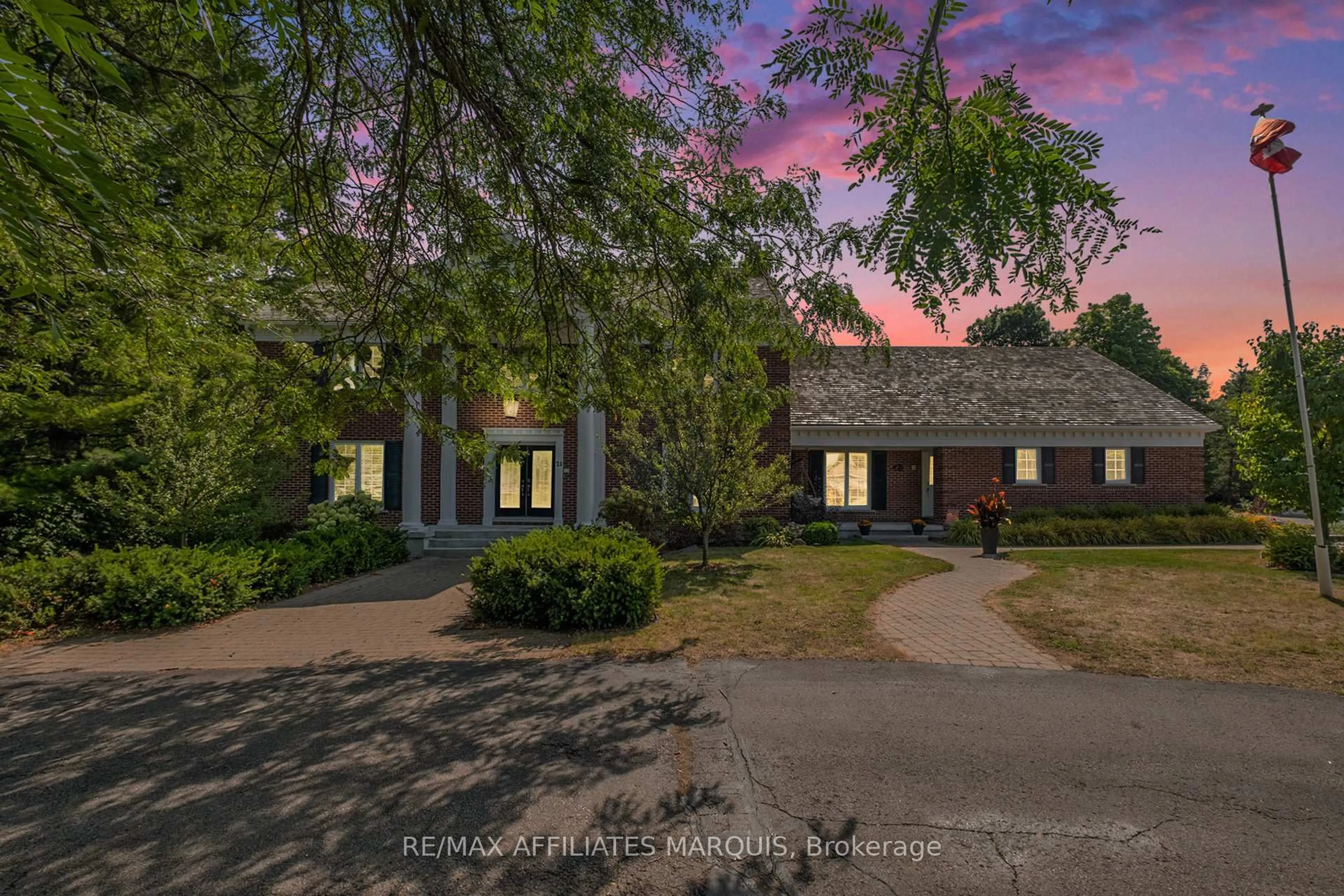 A pic from outside/outdoor area/front of a property/back of a property/a pic from drone, street for 21 Cedar Lane, Rideau Lakes Ontario K7A 4S5