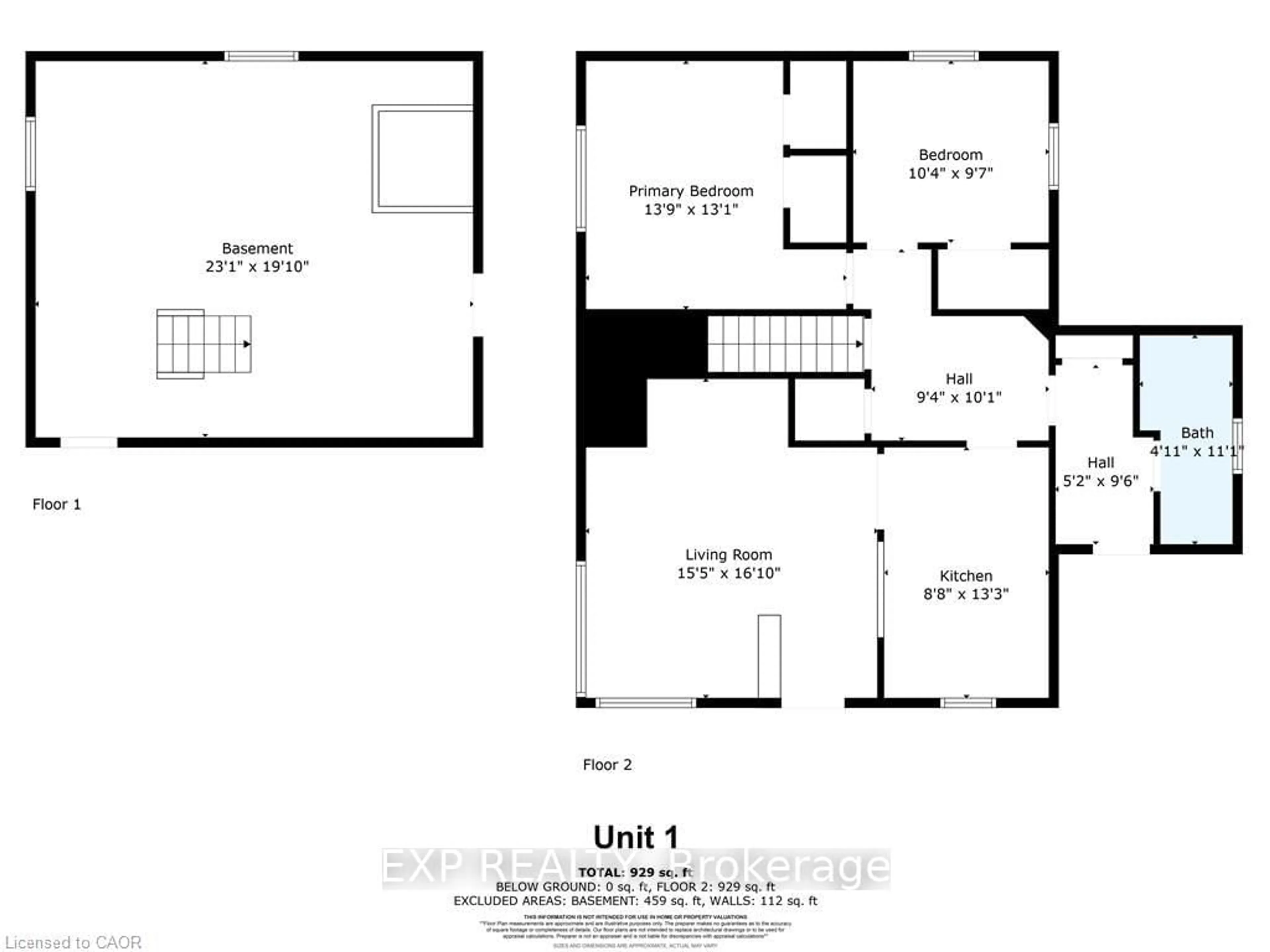 Floor plan for 526 Fifty Rd, Hamilton Ontario L8E 5T4