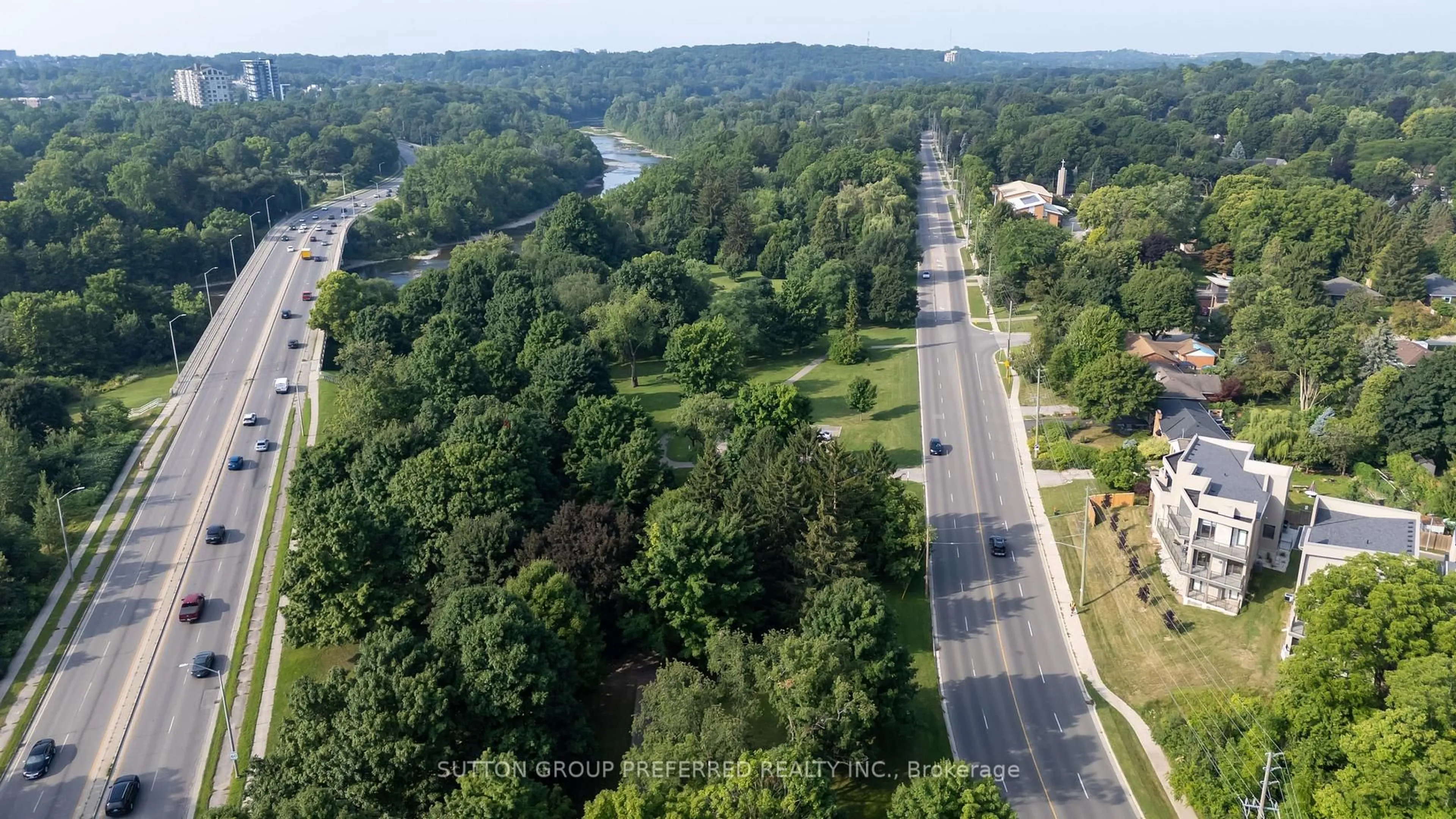 A pic from outside/outdoor area/front of a property/back of a property/a pic from drone, unknown for 521 Riverside Dr #609, London North Ontario N6H 5E2
