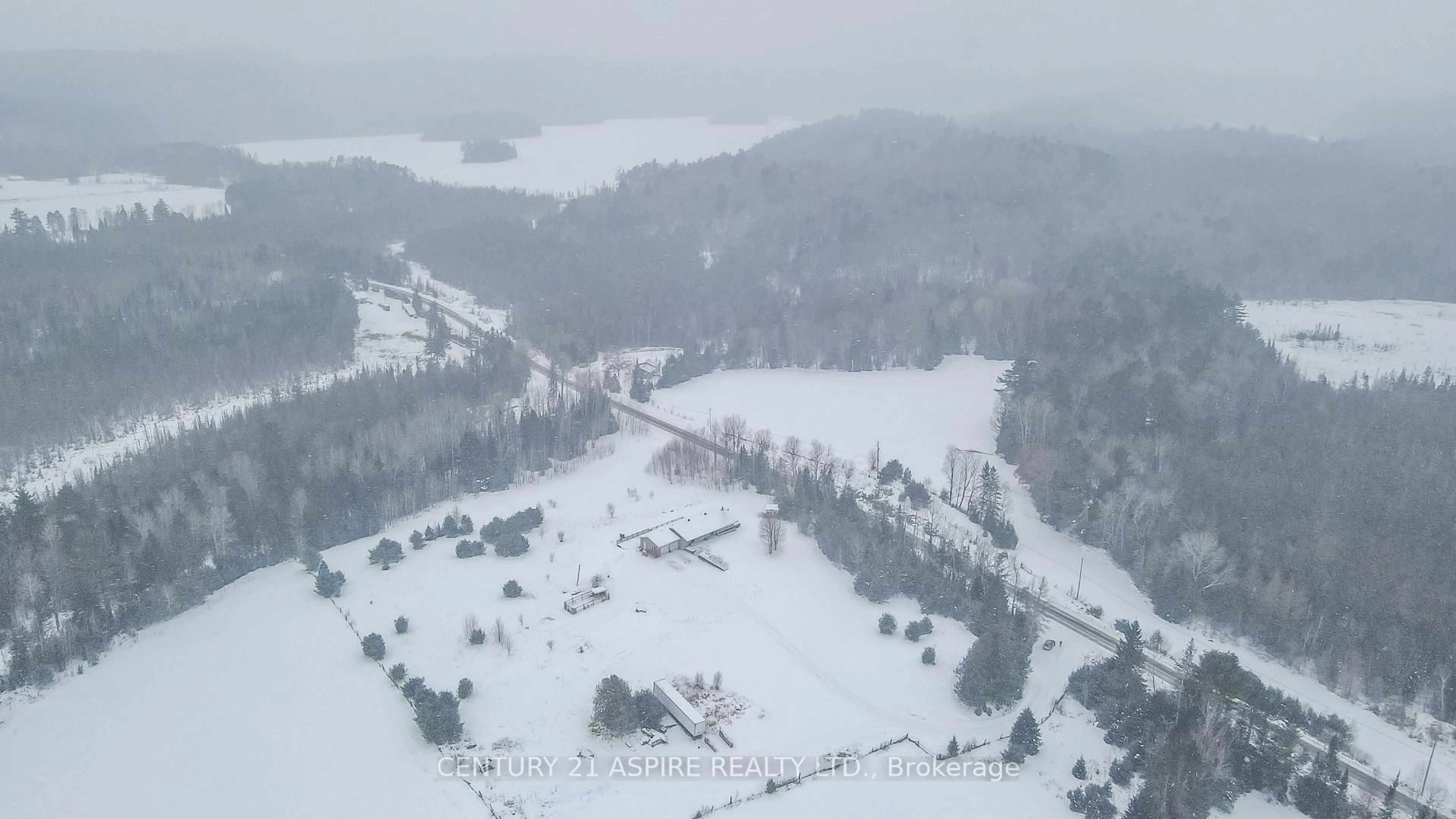 A pic from outside/outdoor area/front of a property/back of a property/a pic from drone, mountain view for 2112 Schutt Rd, Palmer Rapids Ontario K0J 2E0