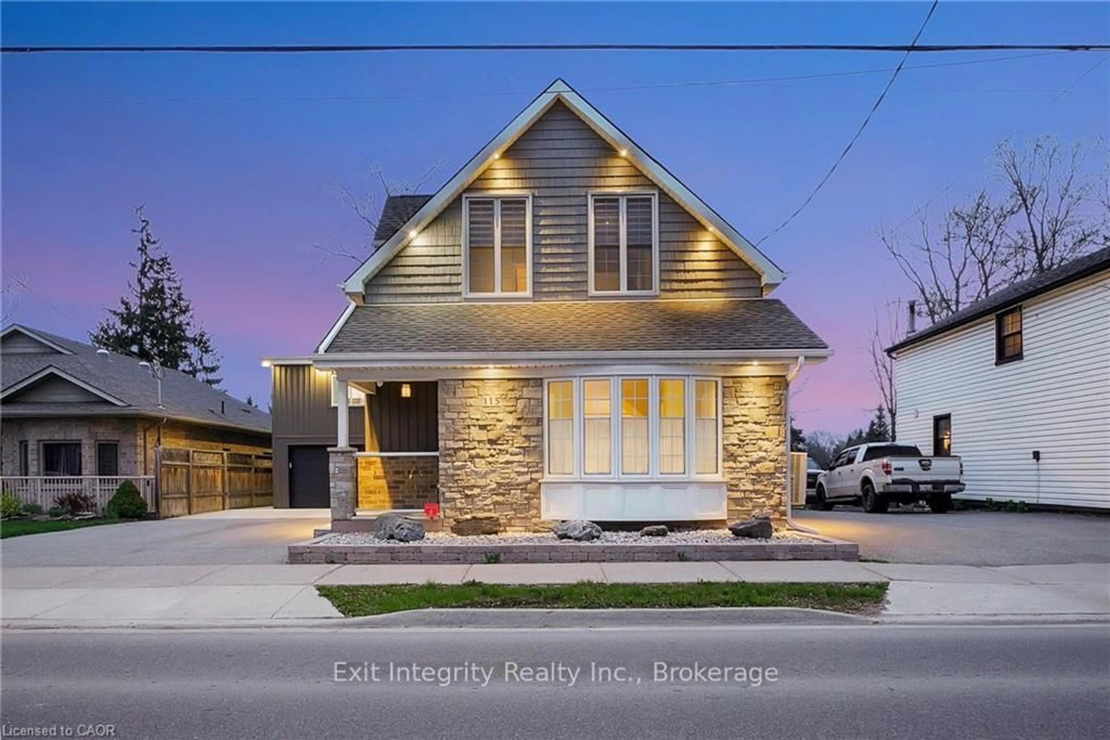 Home with brick exterior material, street for 115 Northumberland St, North Dumfries Ontario N0B 1E0