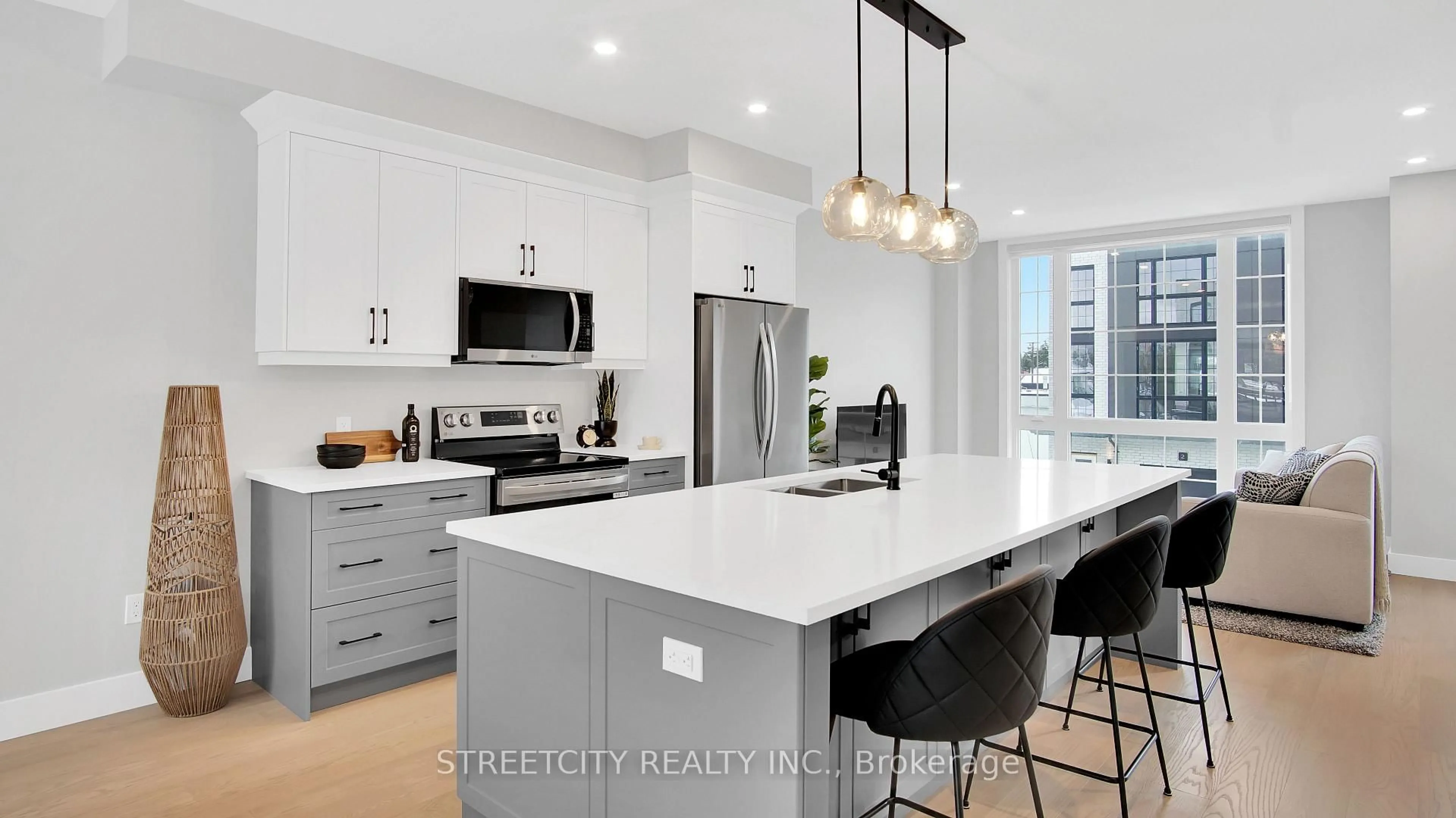 Contemporary kitchen, ceramic/tile floor for 2500 MAIN St #15, London South Ontario N6P 1T5