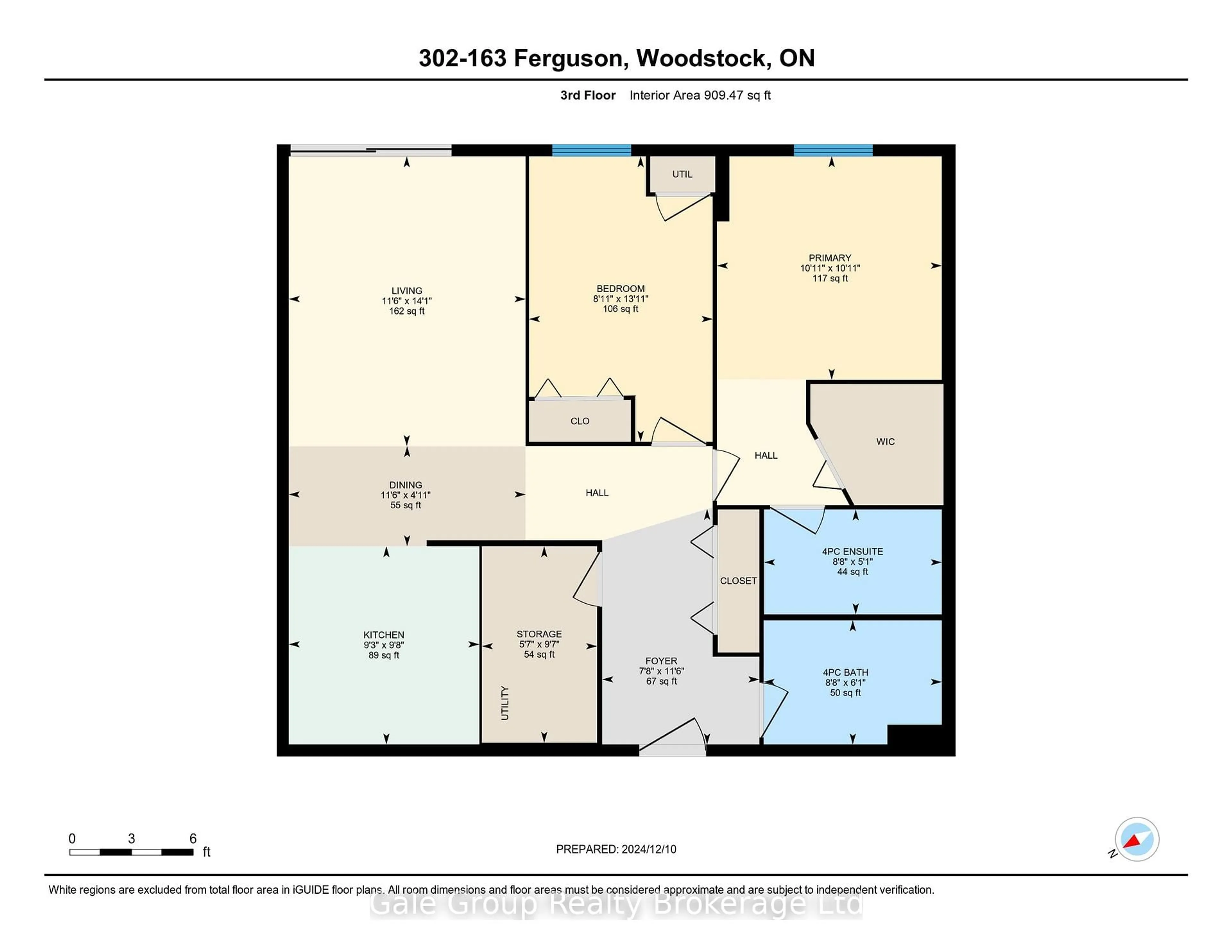 Floor plan for 163 FERGUSON Dr #302, Woodstock Ontario N4V 1B1