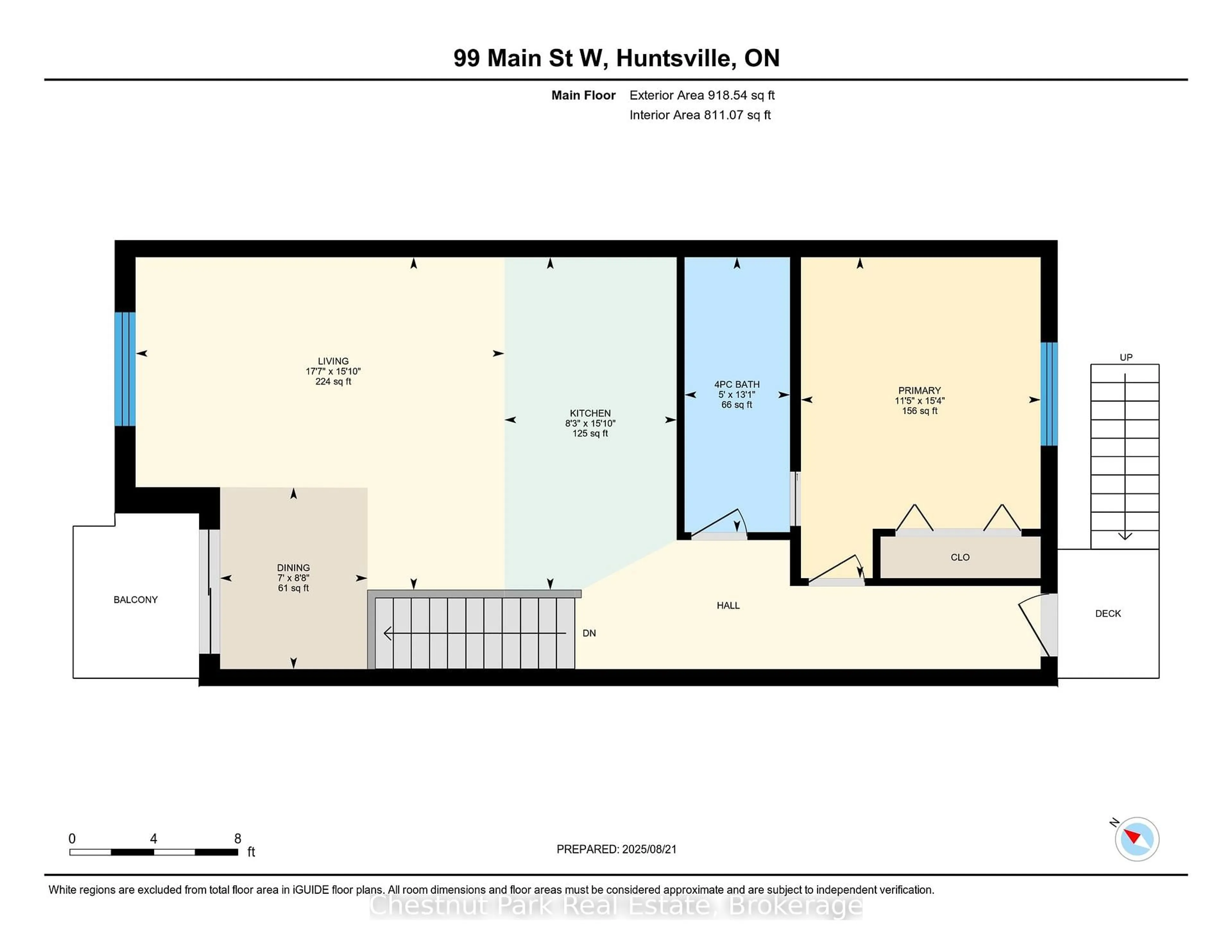 Floor plan for 99 Main St #5, Huntsville Ontario P1H 1X1