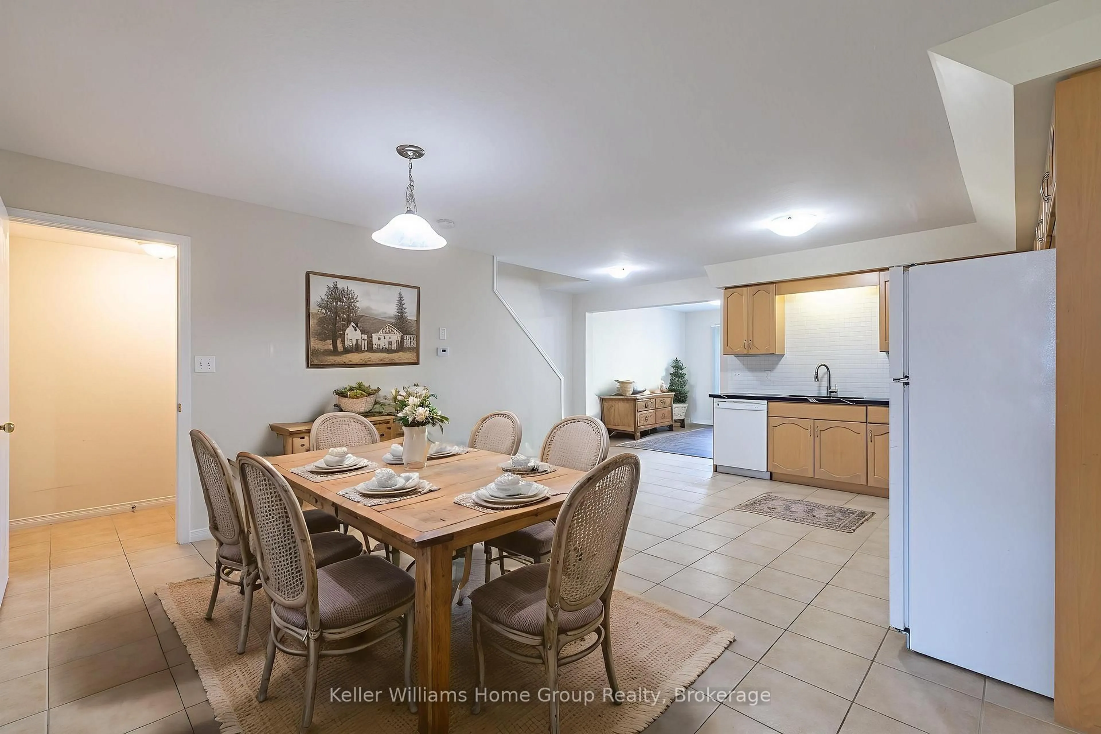 Dining room, ceramic/tile floor for 42 HASLER Cres, Guelph Ontario N1L 0A2