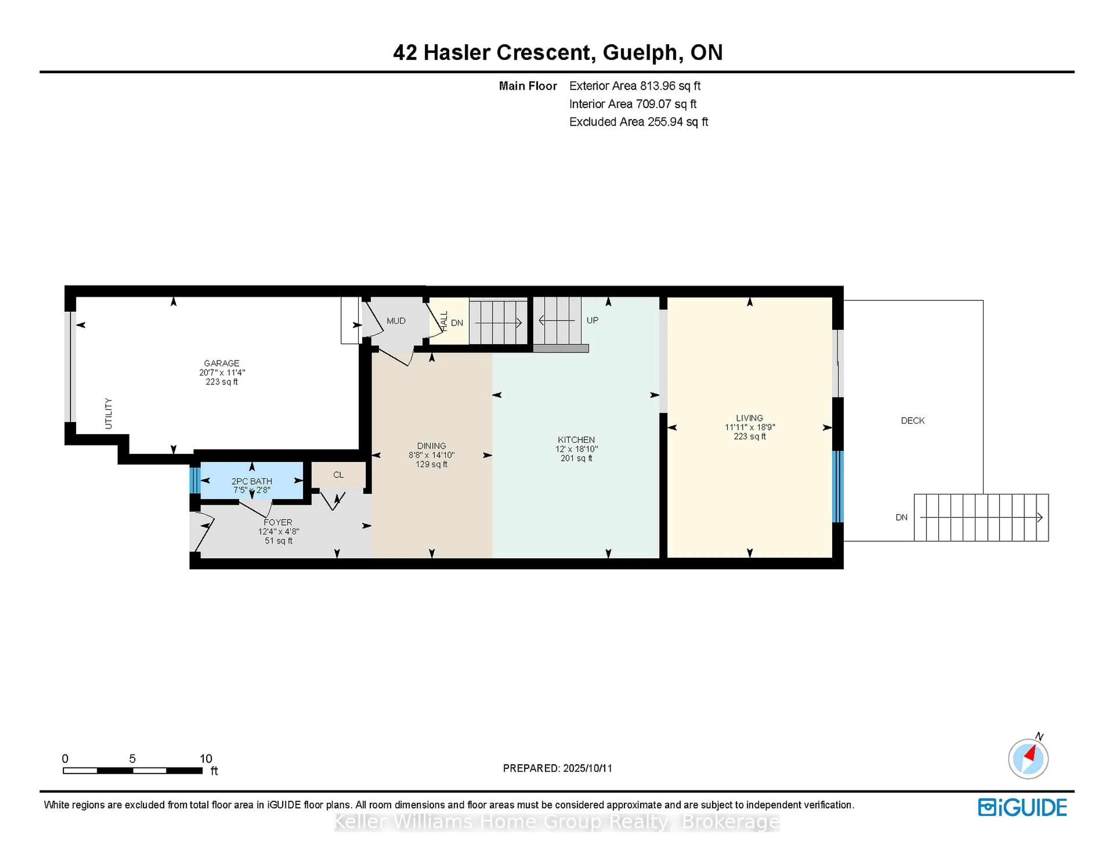 Floor plan for 42 HASLER Cres, Guelph Ontario N1L 0A2