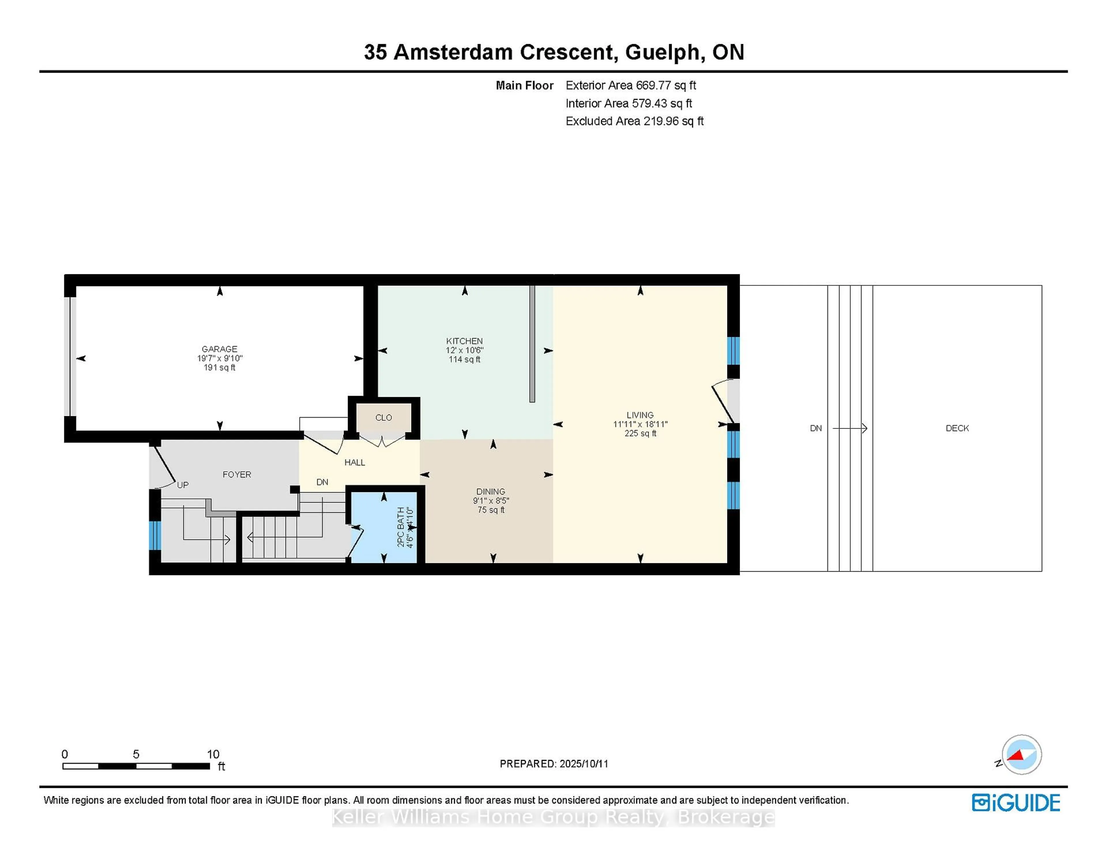 Floor plan for 35 AMSTERDAM CRES, Guelph Ontario N1L 0G2