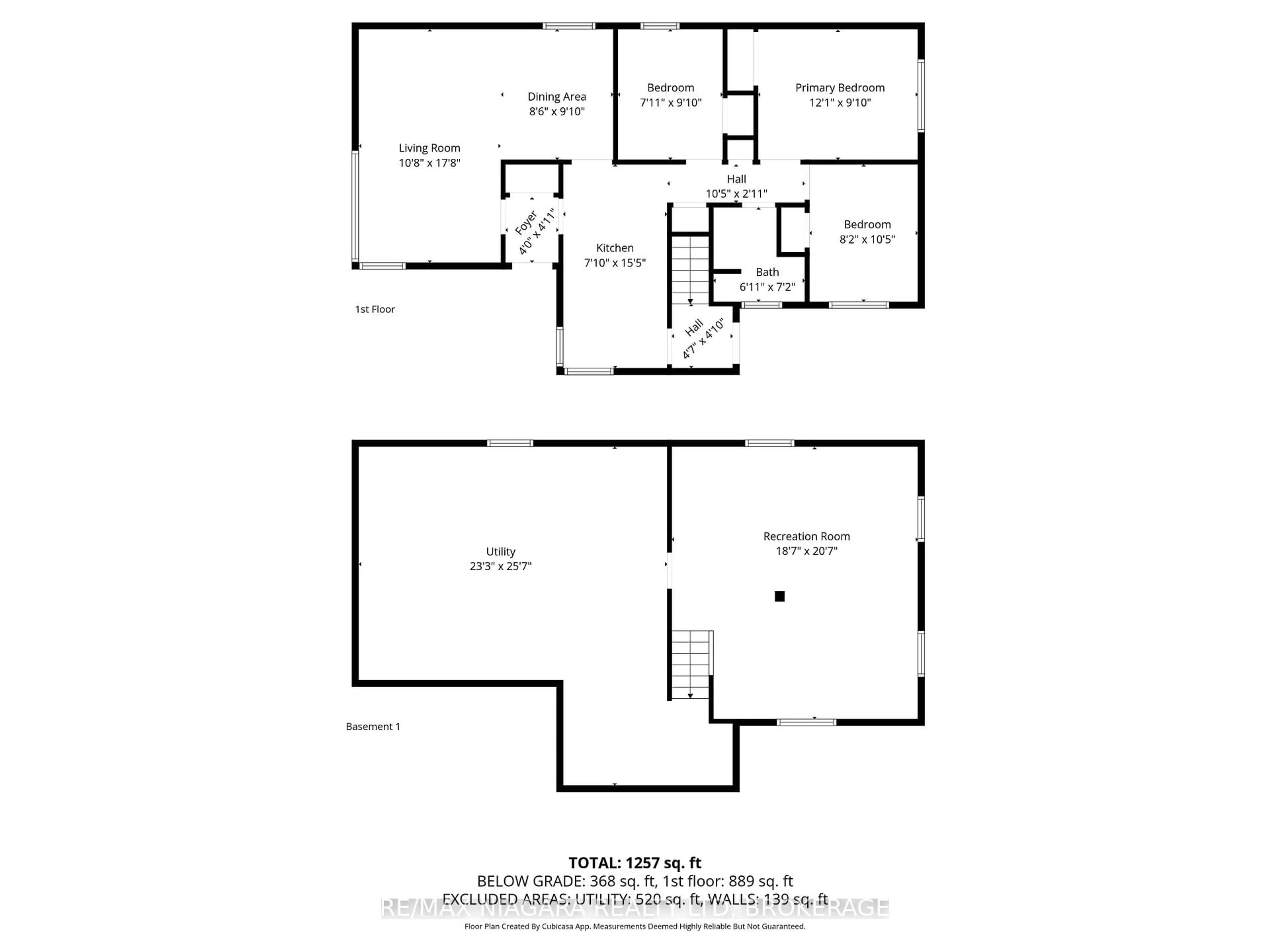 Floor plan for 50 Royal Manor Dr, St. Catharines Ontario L2M 4L6